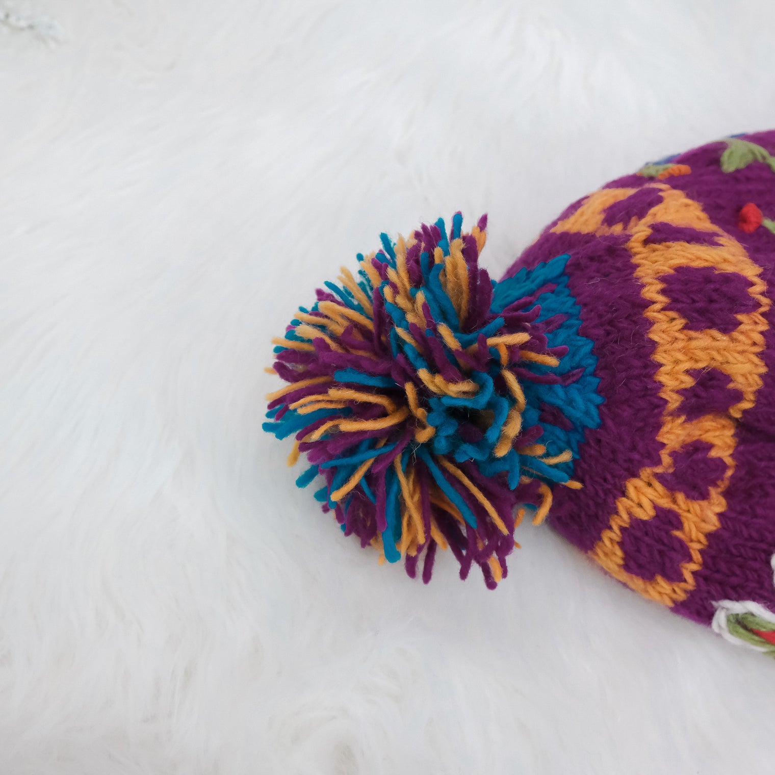 Knitted Earflap Winter Hat