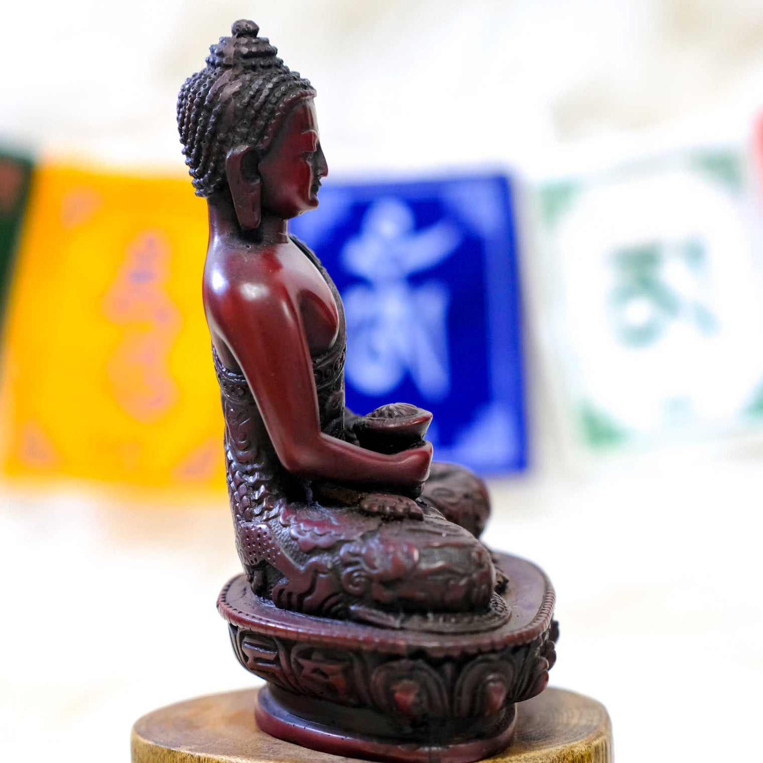 Handcarved Meditation Buddha Statue
