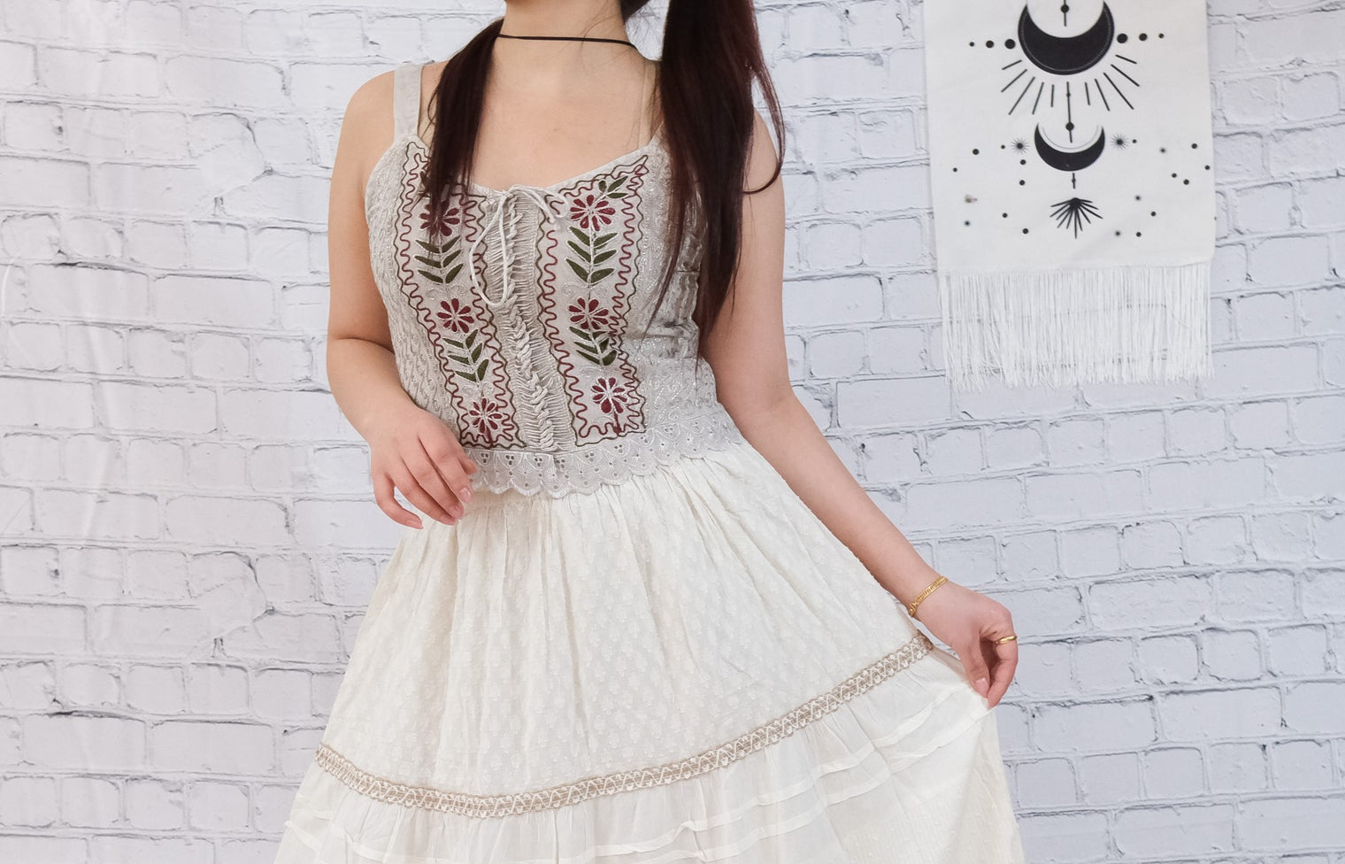 Embroidered Lace Top