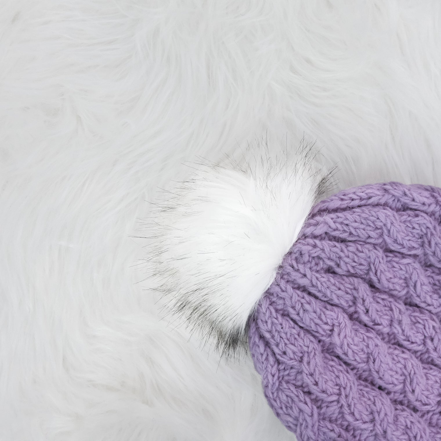 Slouchy Knitted Hat with Pom Pom