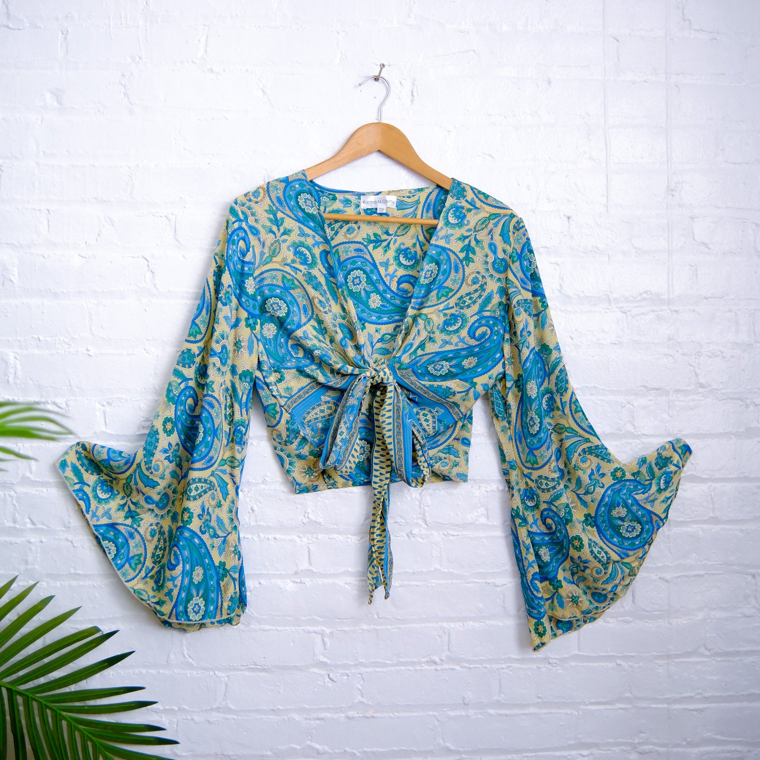 Paisley Wrap Top