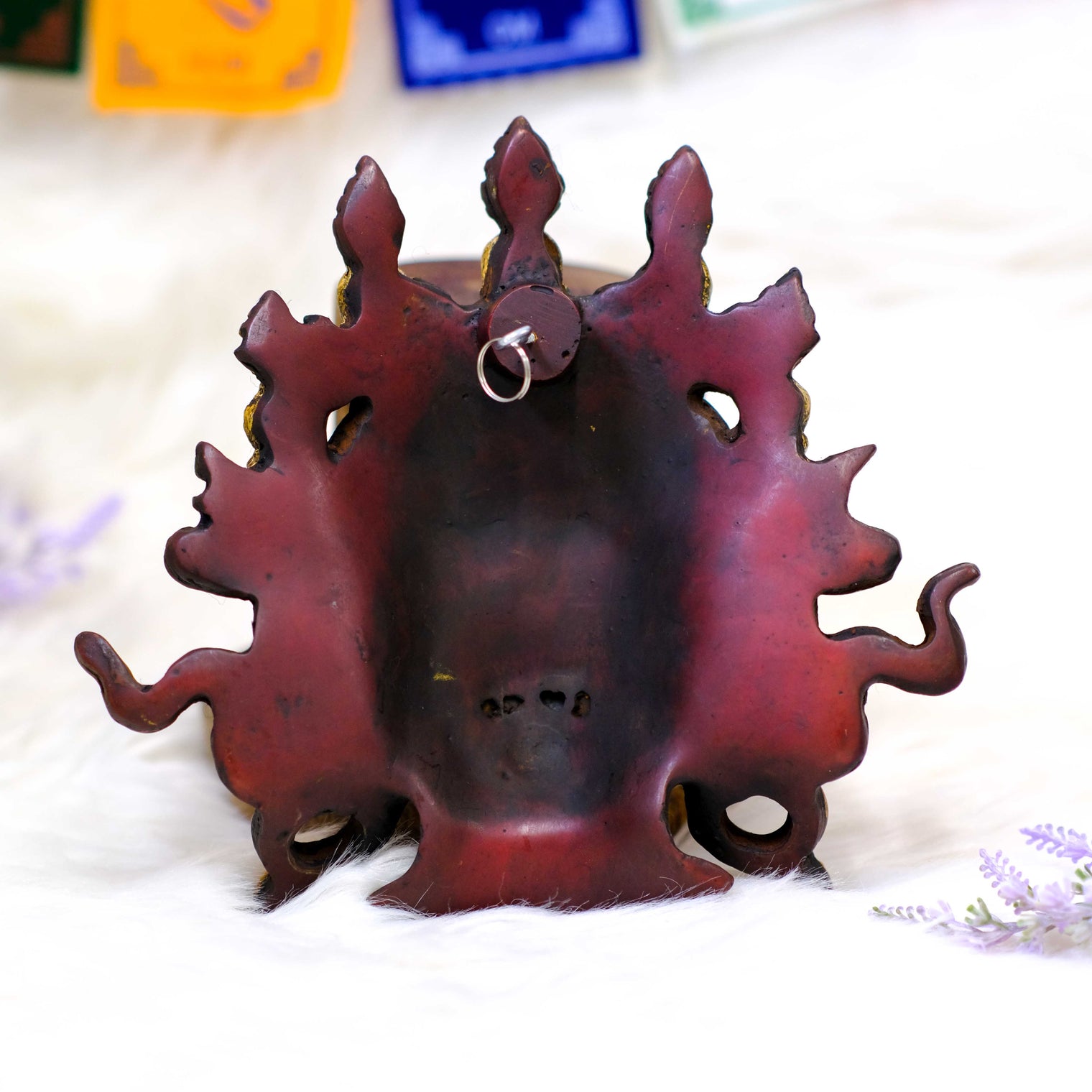 Hand Carved Mahakala Wall Hanging