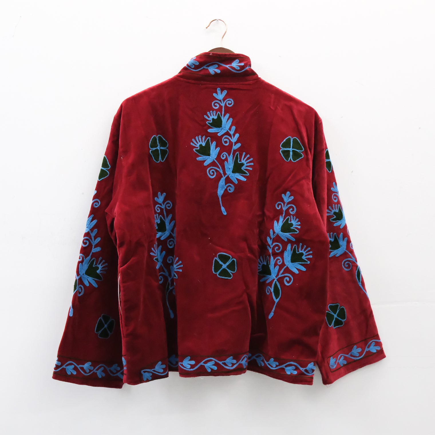 Reversible Velvet Embroidery Jacket