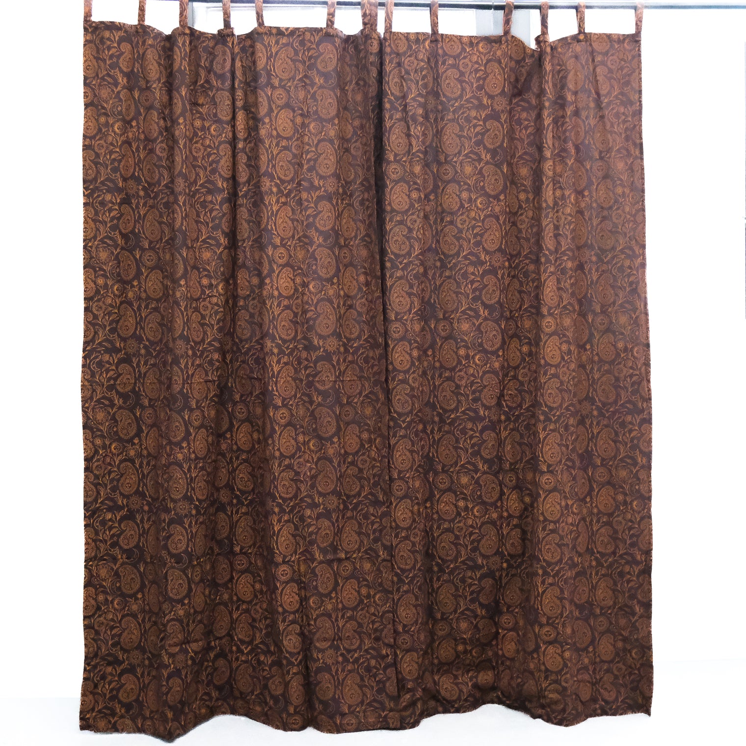 Boho Paisley Cotton Curtains