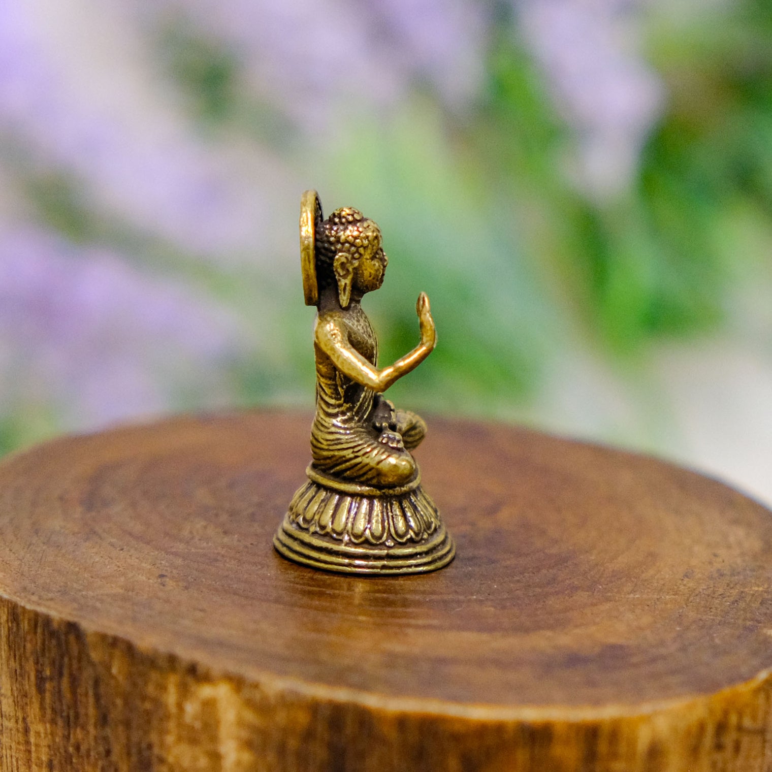 Brass Blessing Buddha Statue