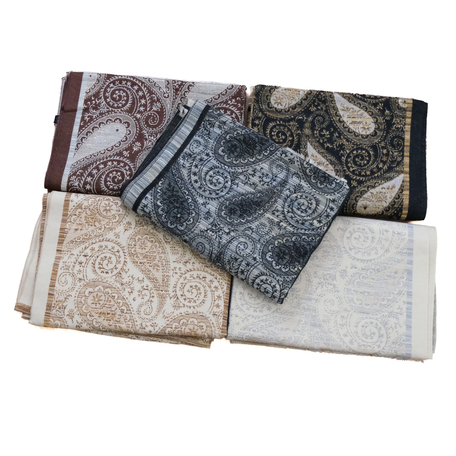 Reversible Paisley Wrap Scarf