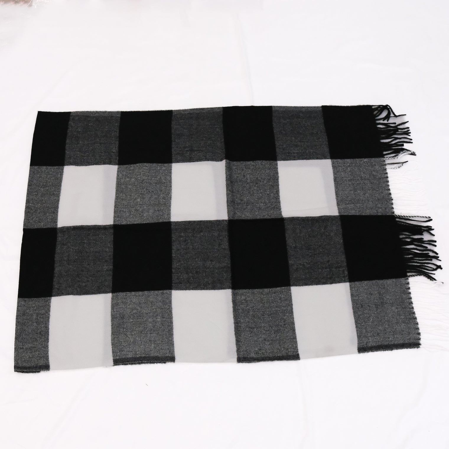 Cozy Large Plaid Blanket Scarf