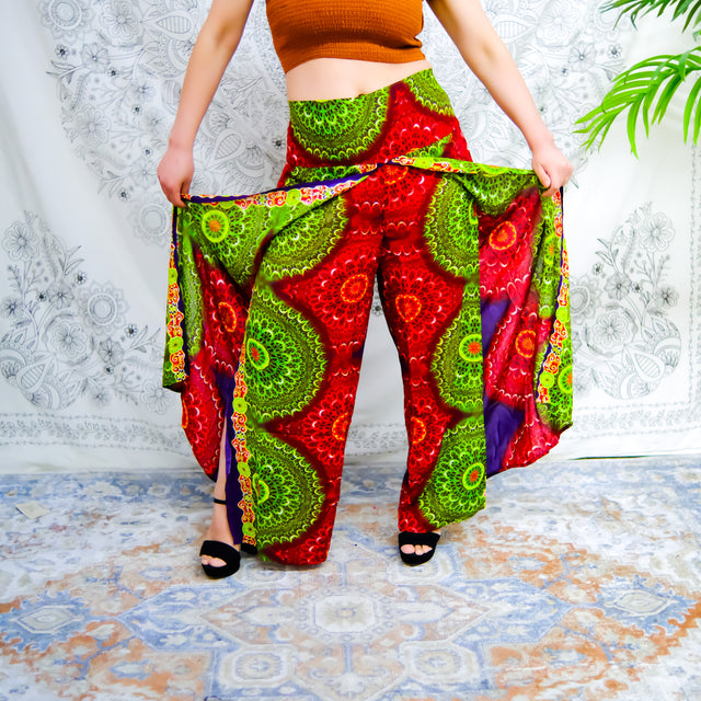 Side Slit Flowy Pants