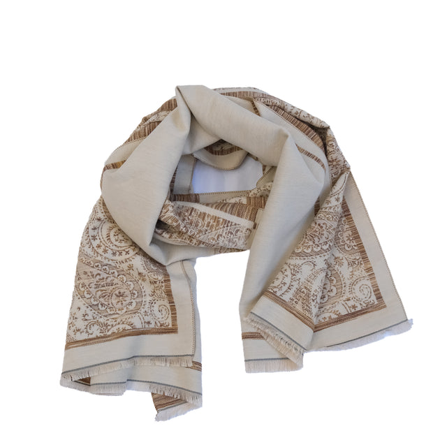 Reversible Paisley Wrap Scarf