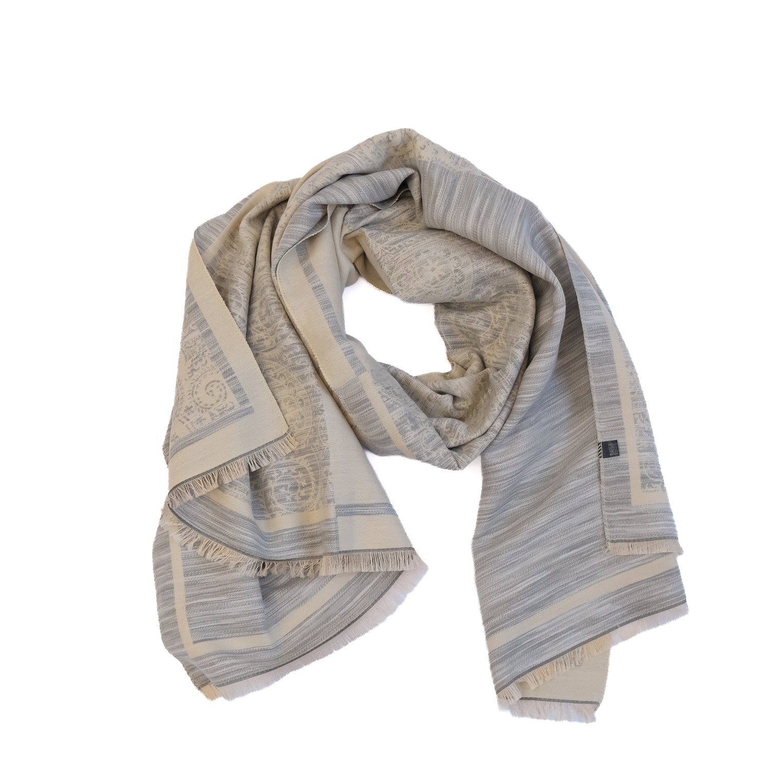 Reversible Paisley Wrap Scarf