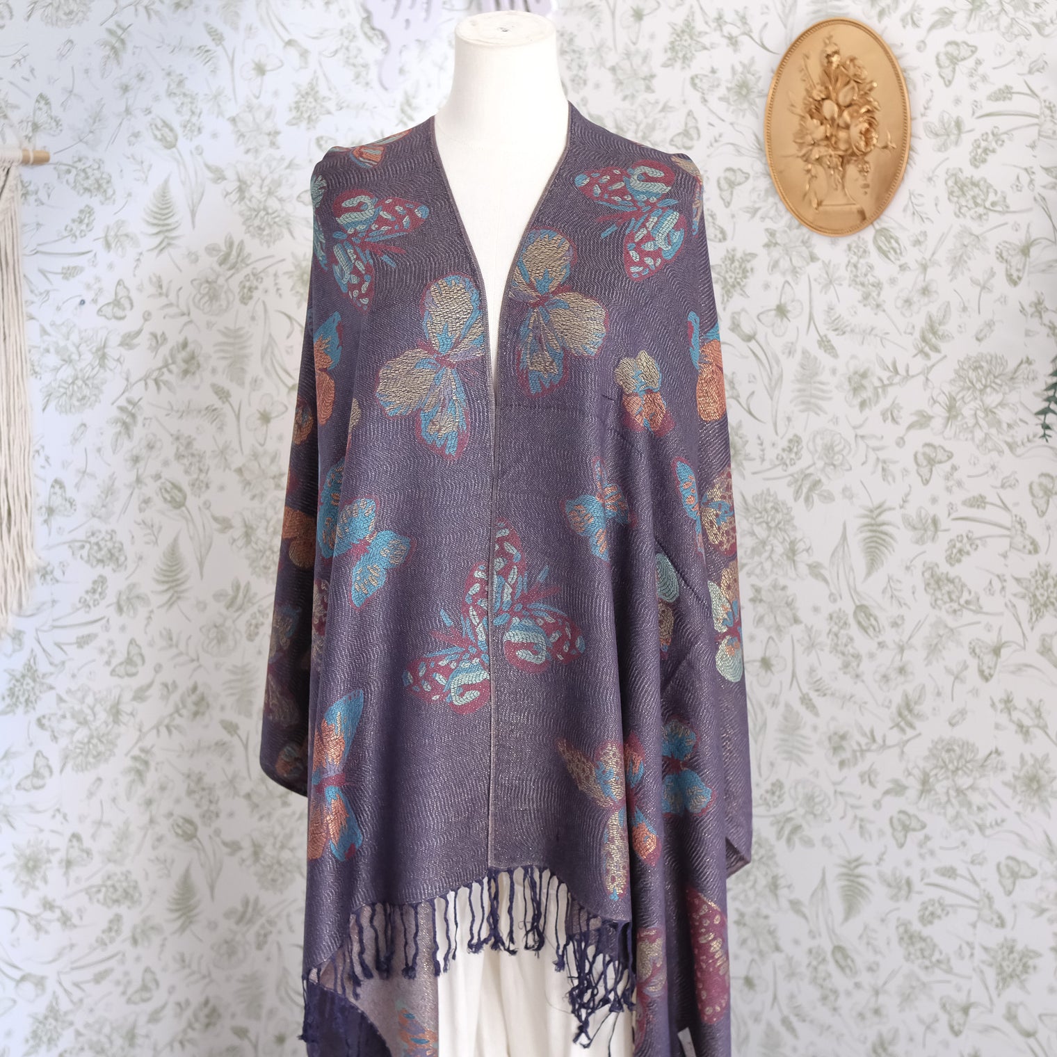 Mystical Reversible Butterfly Shawl