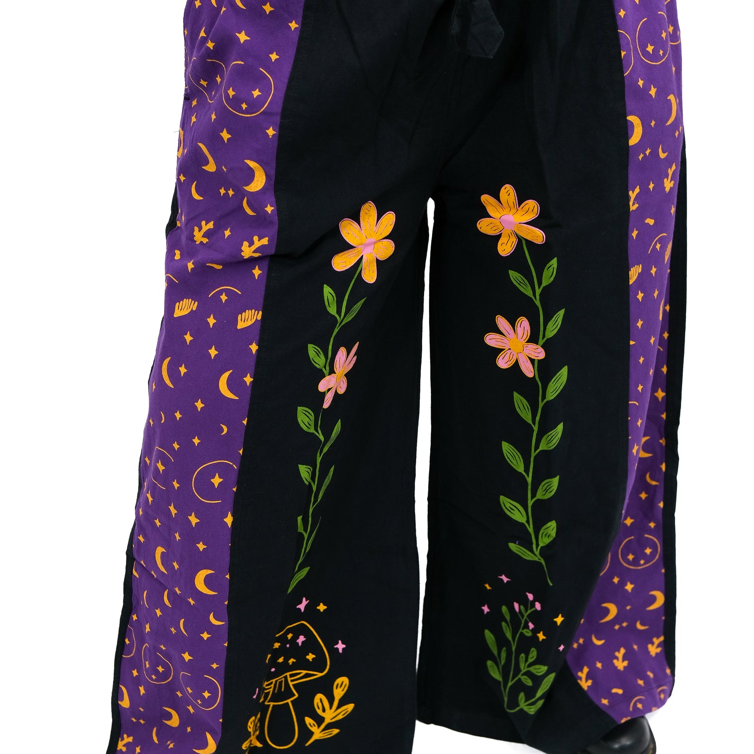 Celestial Bloom Wide Leg Pants