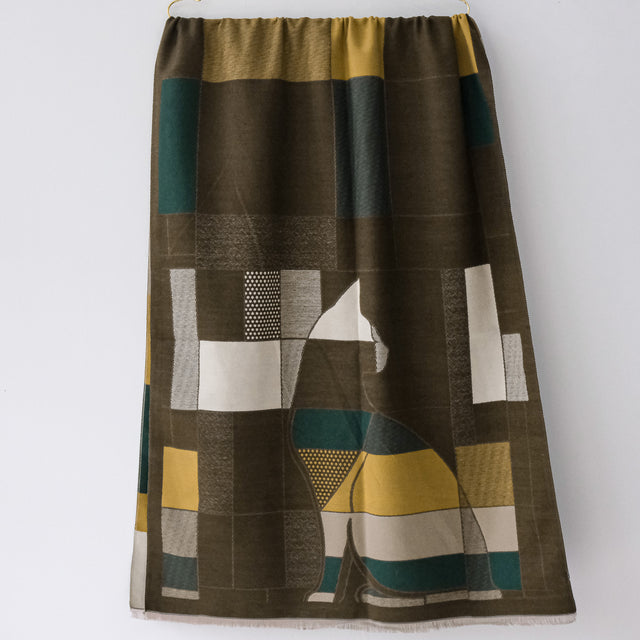 Reversible Cat Warm Fall Winter Scarves