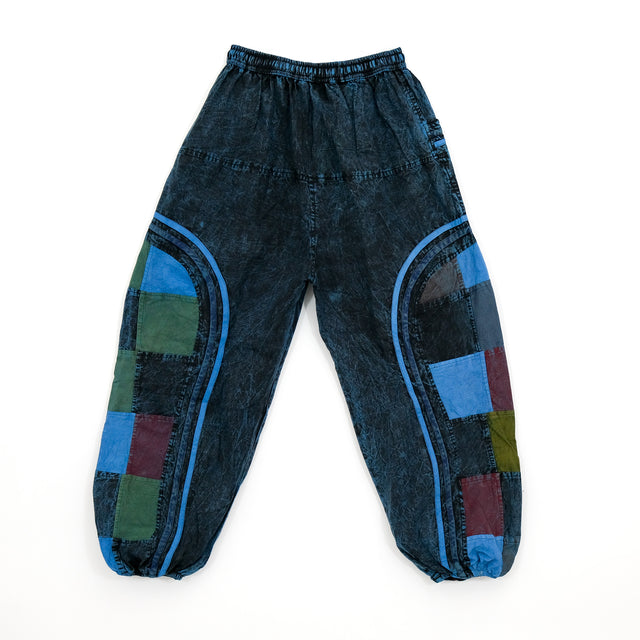 Unisex Stonewashed Cotton Baggy Pants