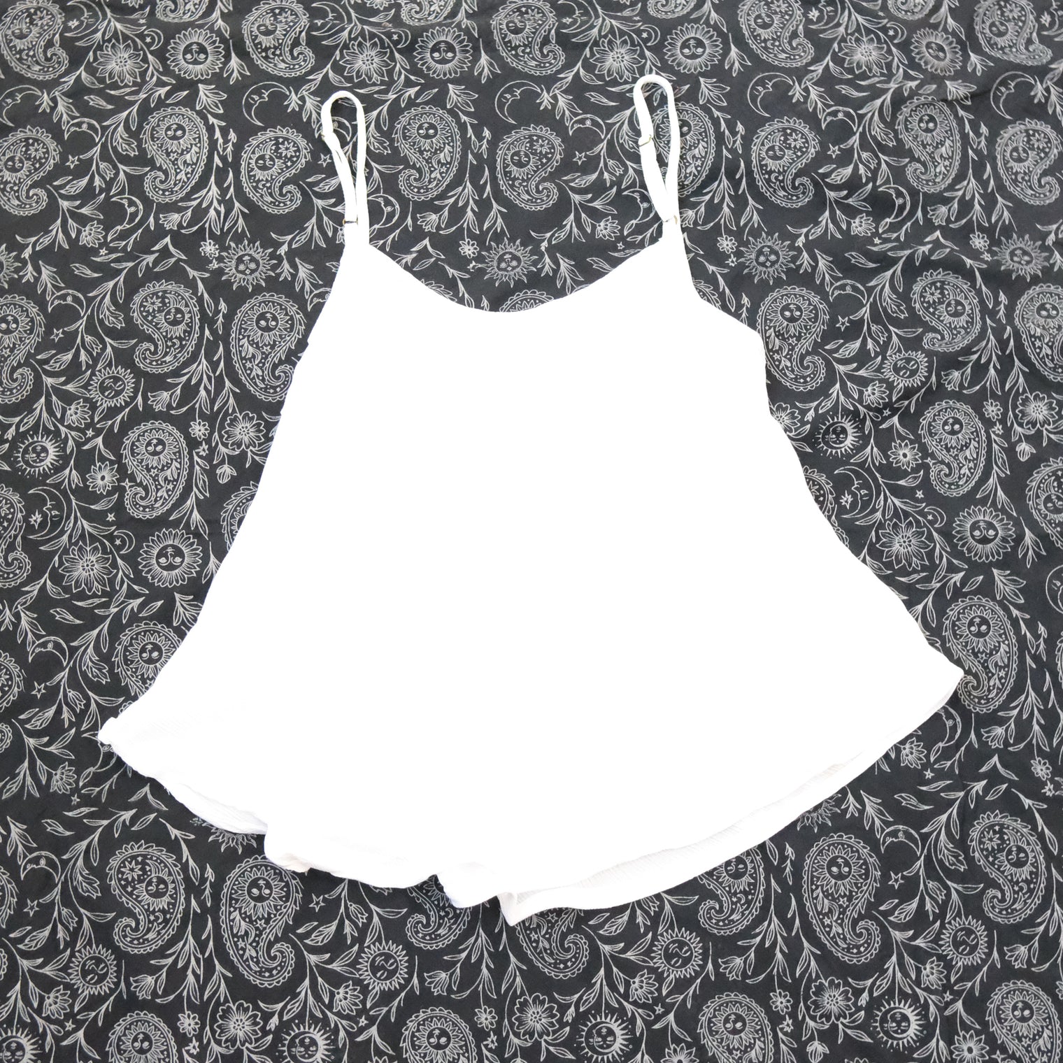 Flowy Boho Camisole Top with Adjustable Straps