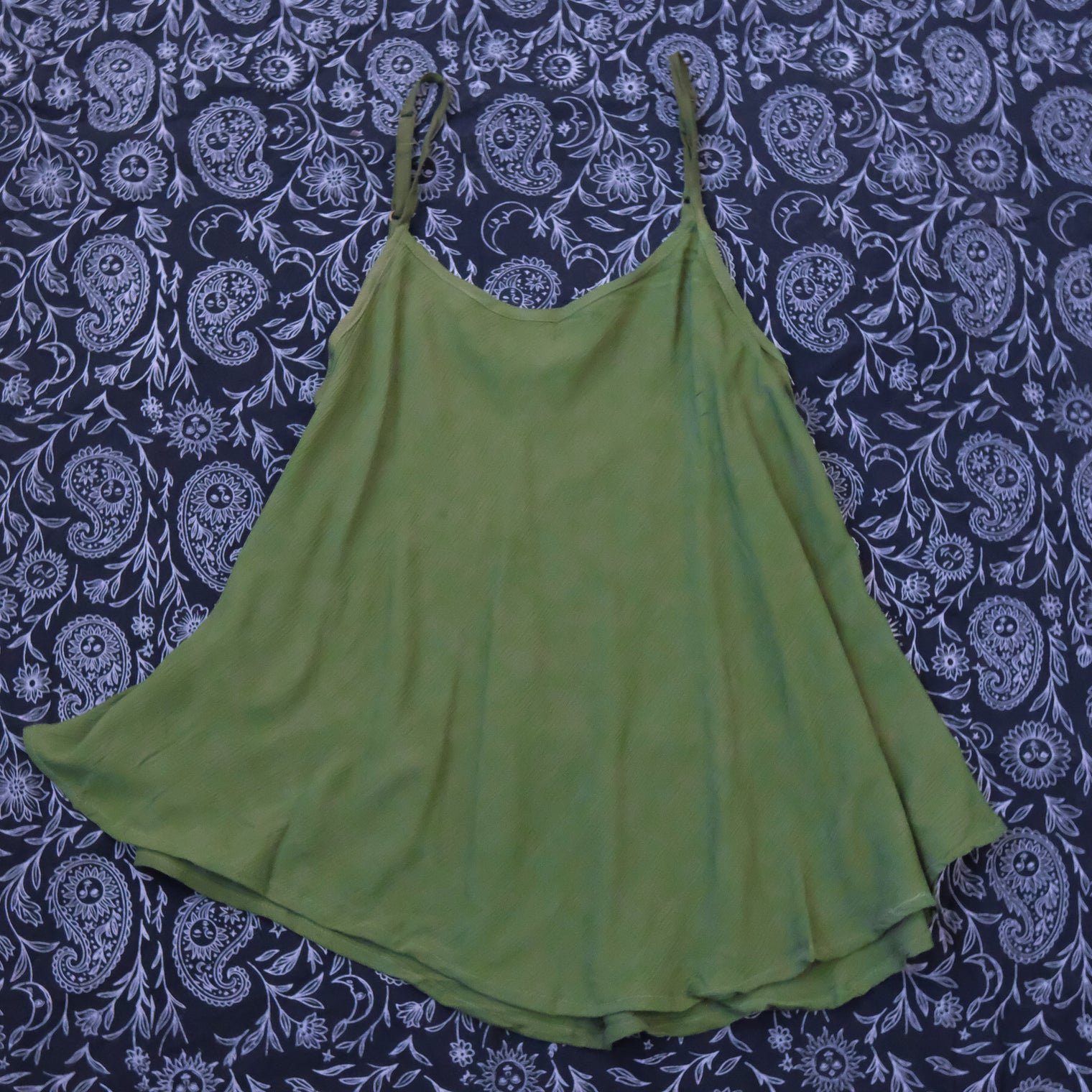 Flowy Boho Camisole Top with Adjustable Straps