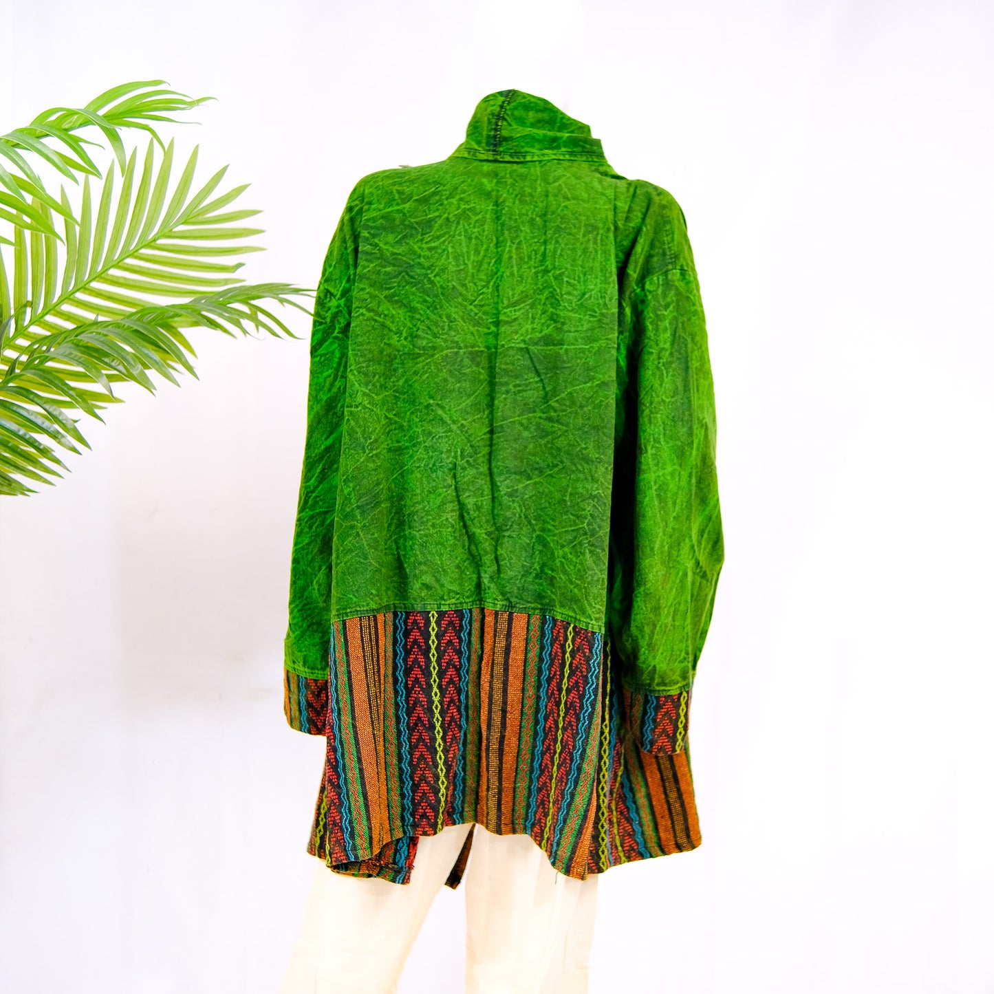 Hand Woven Patchwork Duster