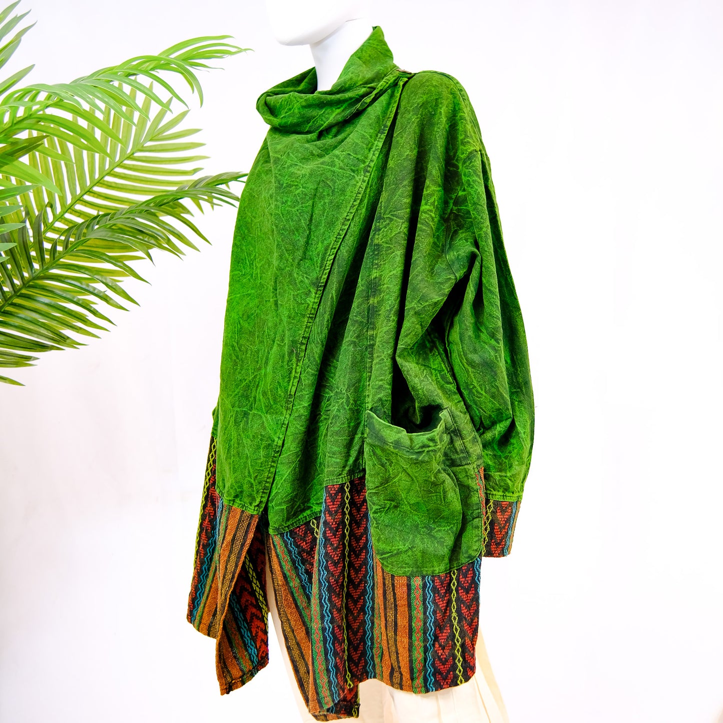 Hand Woven Patchwork Duster