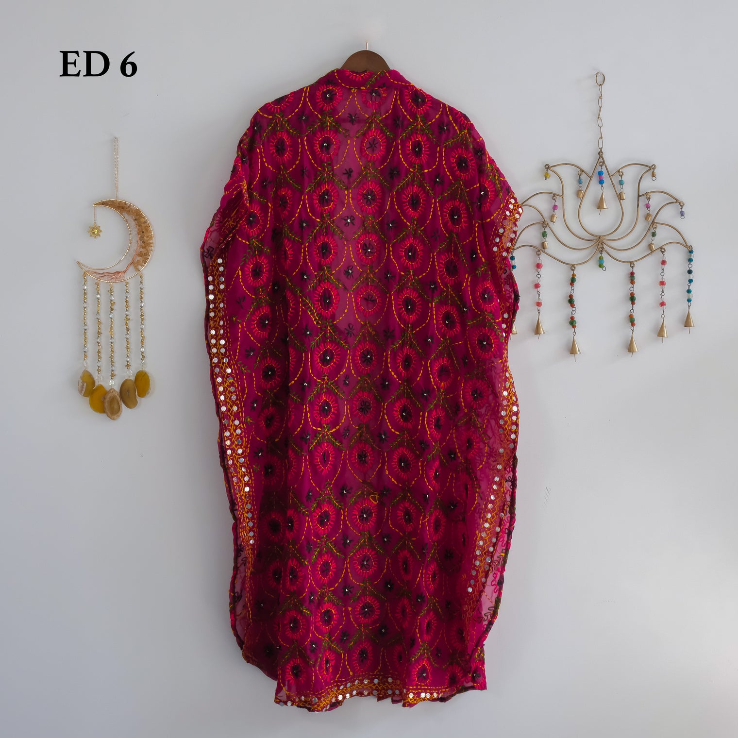 Embroidery Jacket with Pockets