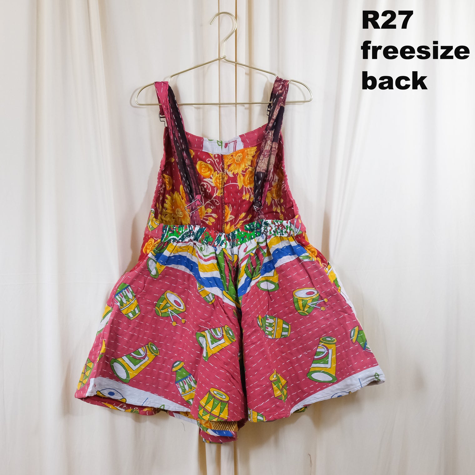 Kantha Bloom Flowy Romper