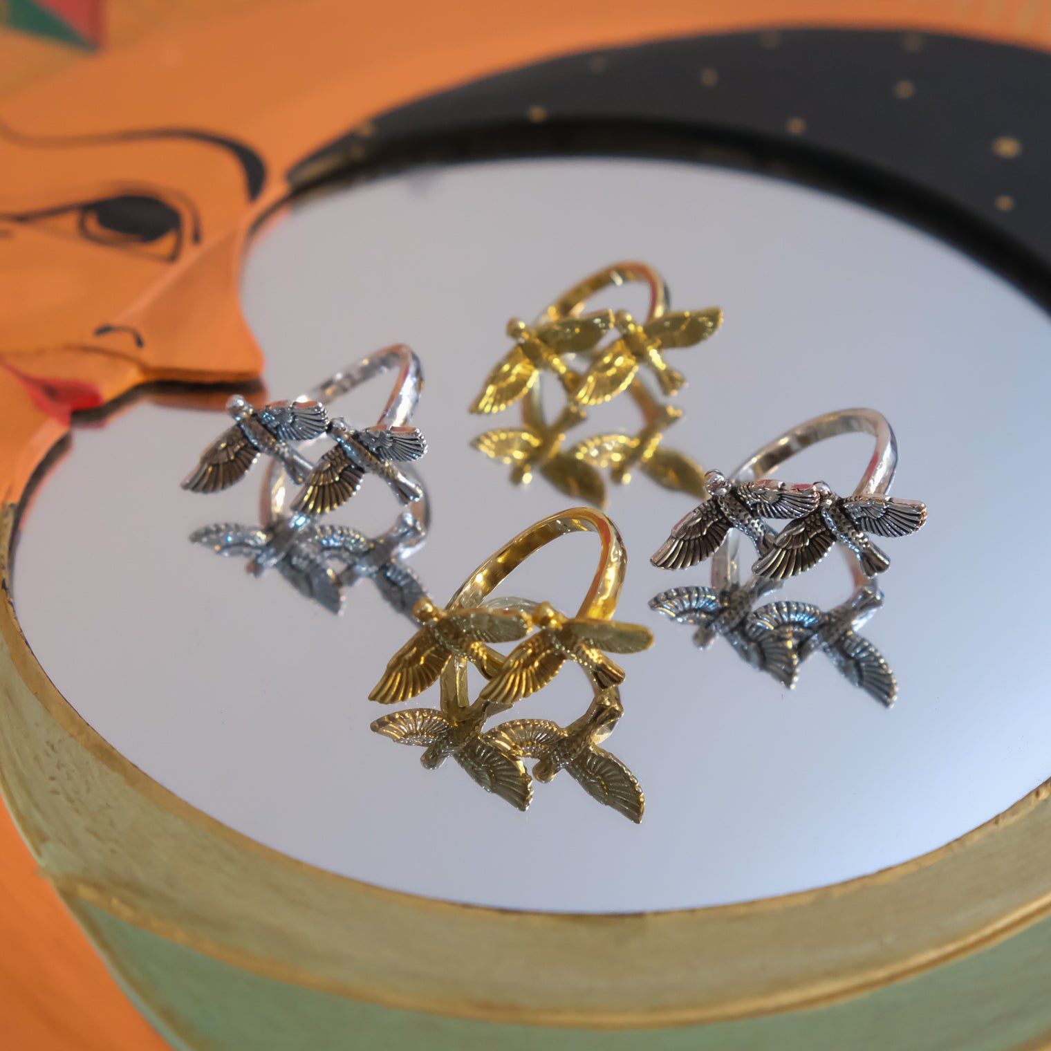 Adjustable Flying Bird Ring