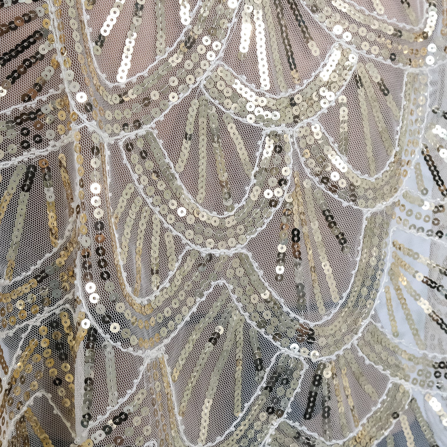 Sequin Embroidered Cape