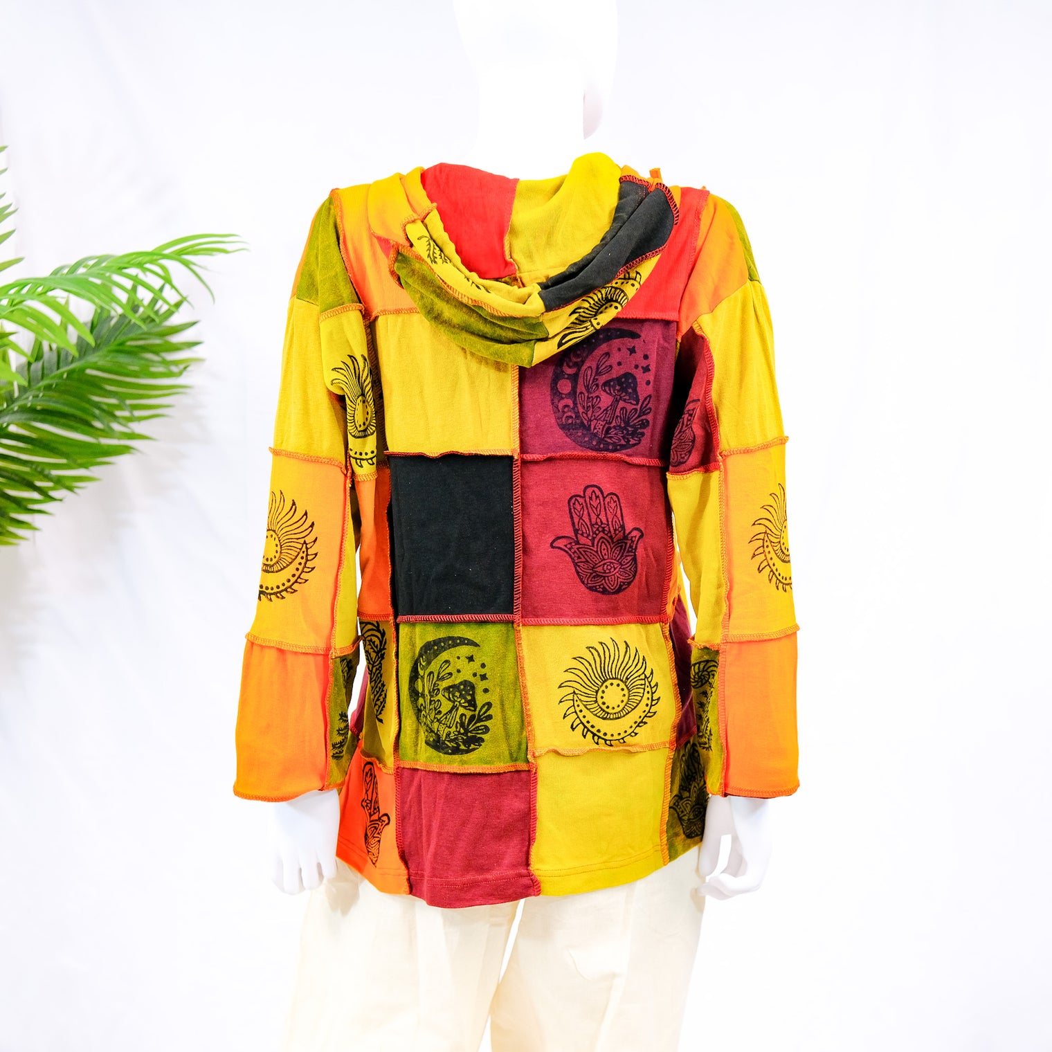 Patch Cotton Unisex Fall/Winter Jacket