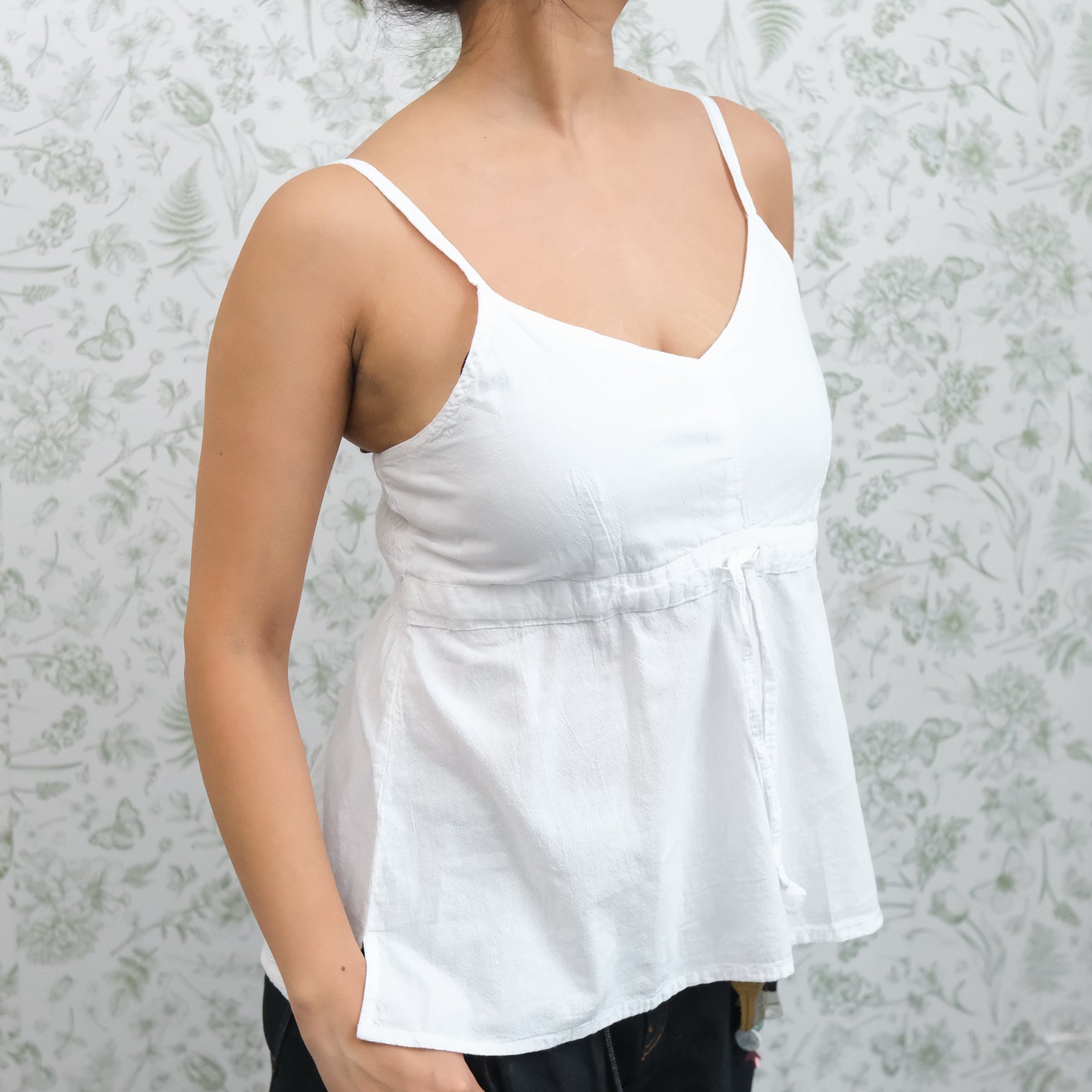 Cotton Boho Babydoll Cami Top