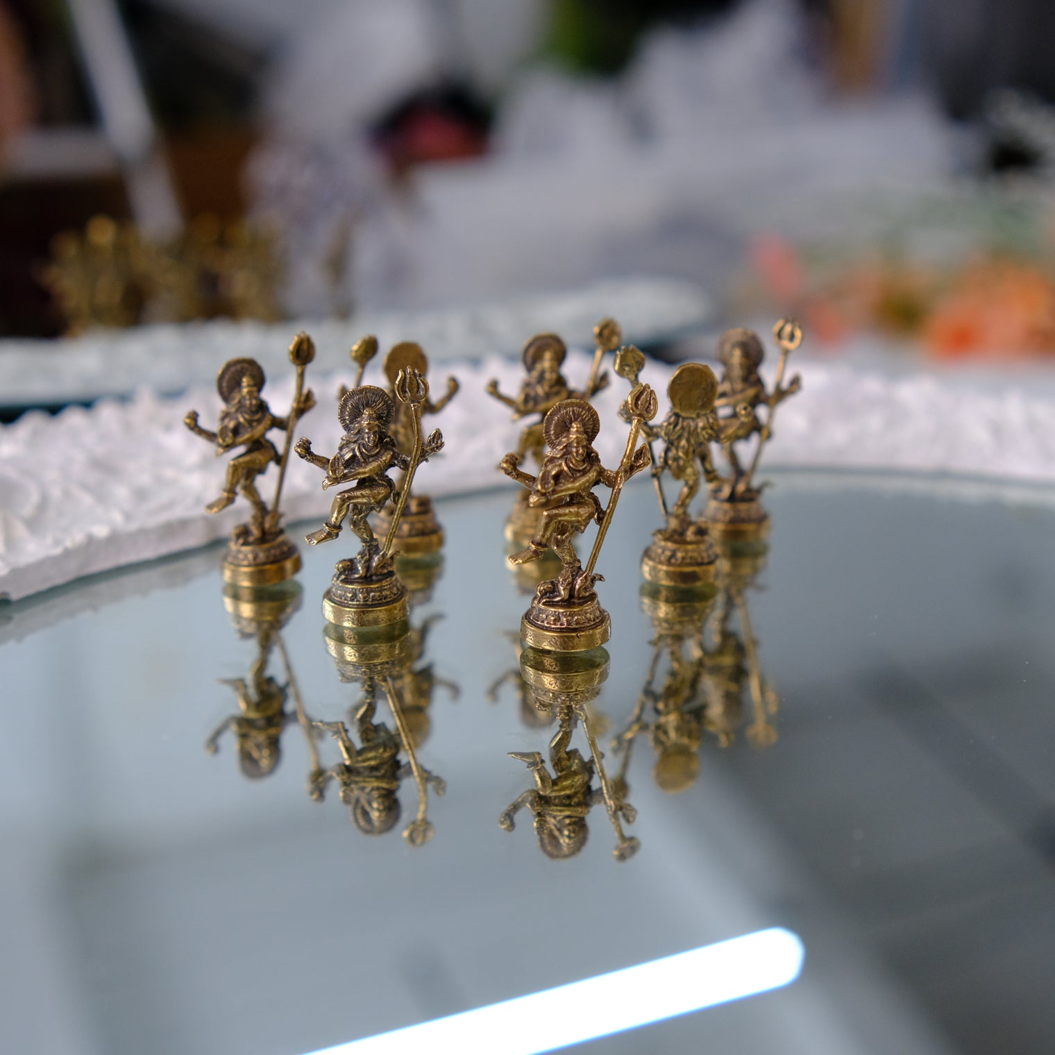 Brass Standing Shiva Statue, Shiva Alter Statue, Handmade Shiva, Shiva Figurine, Hindu God Mahadev, Lord of Divine Energy