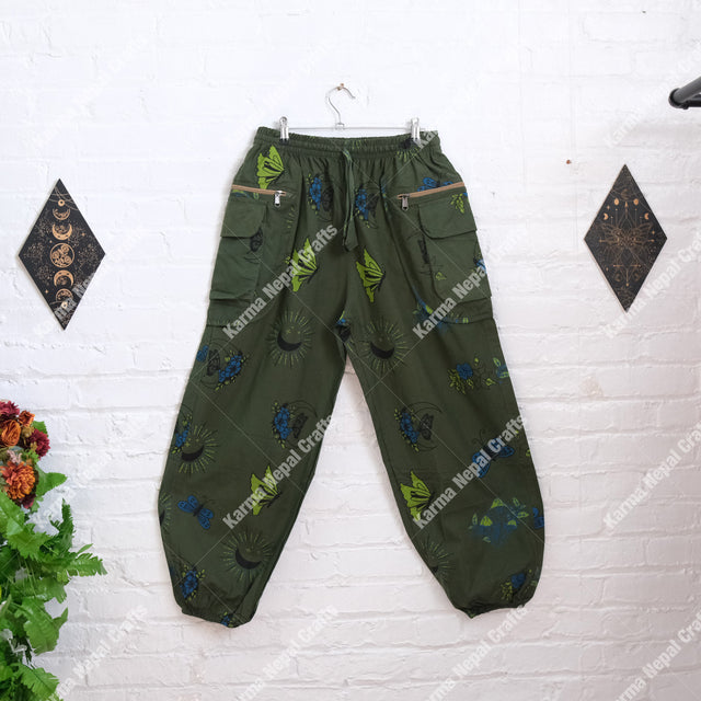 Whimsy Goth Inspired Baggy Cotton Pants