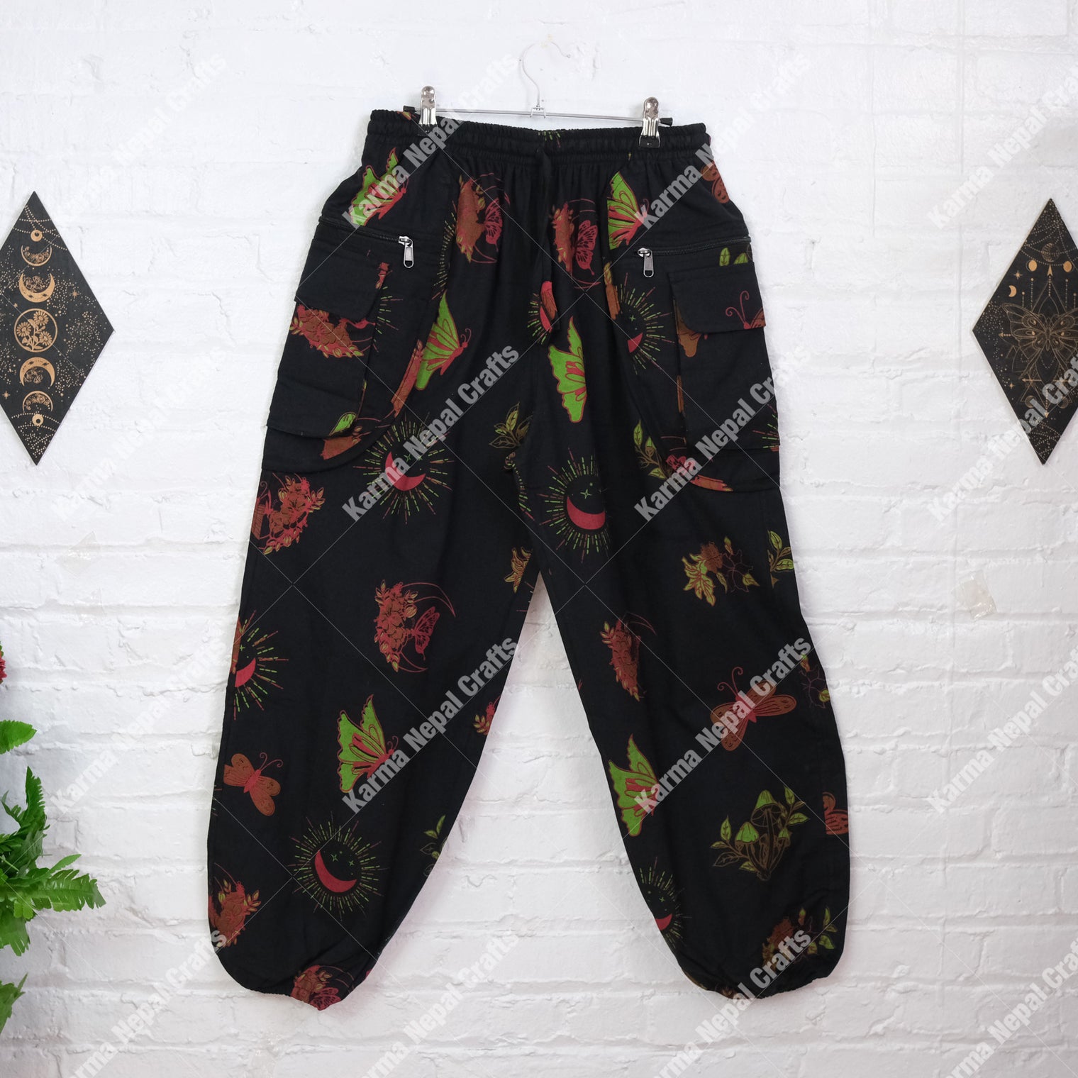 Whimsy Goth Inspired Baggy Cotton Pants