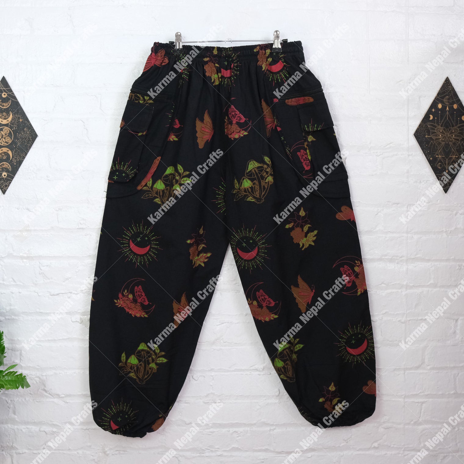 Whimsy Goth Inspired Baggy Cotton Pants