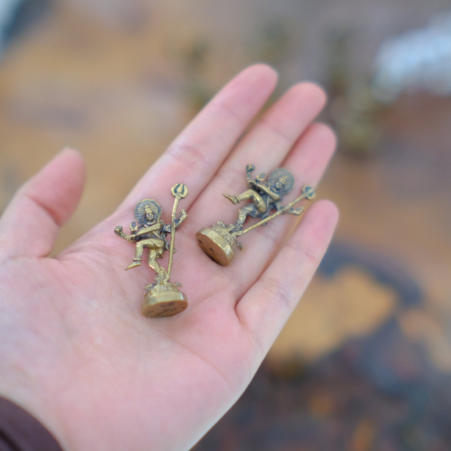 Brass Standing Shiva Statue, Shiva Alter Statue, Handmade Shiva, Shiva Figurine, Hindu God Mahadev, Lord of Divine Energy