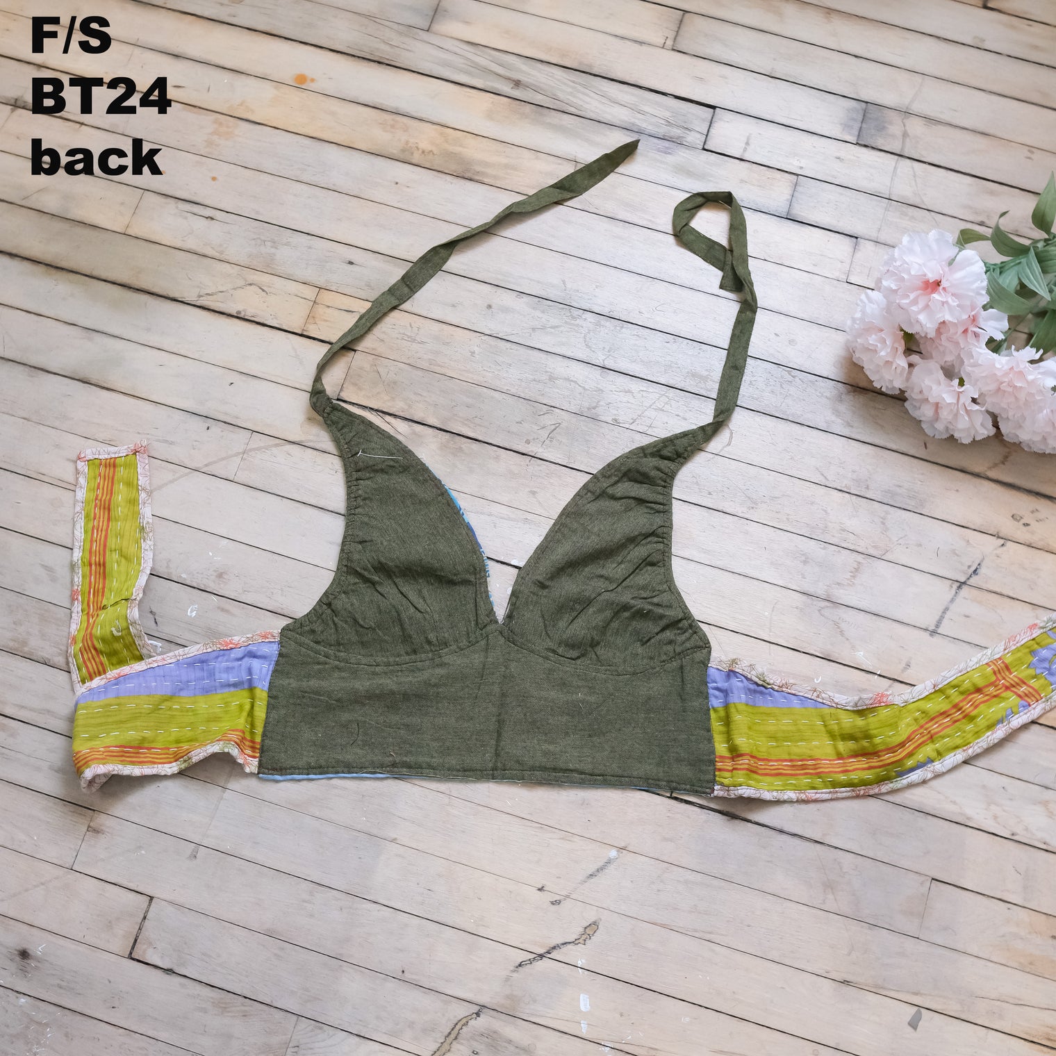 Kantha Reversible Boho Bralette