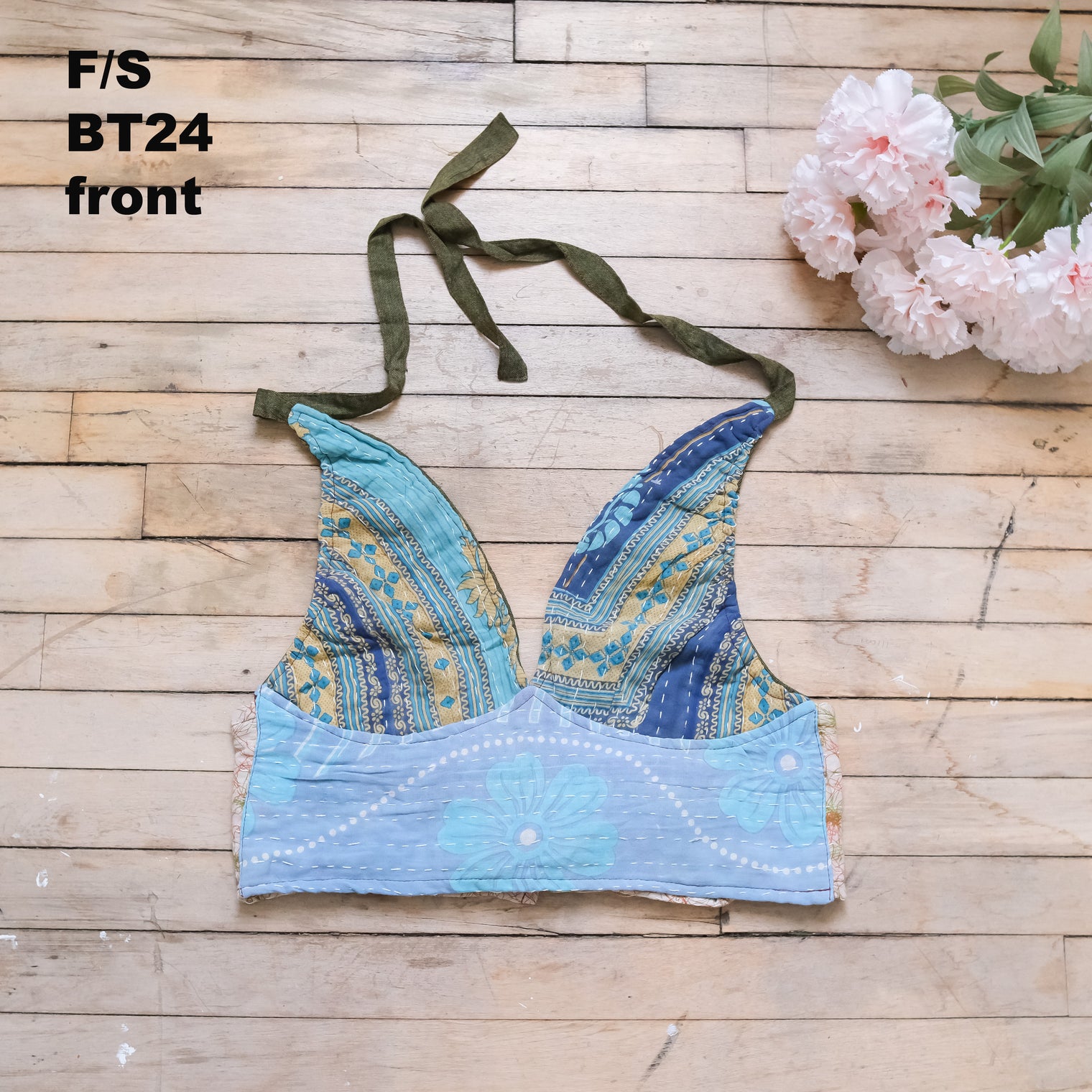 Kantha Reversible Boho Bralette