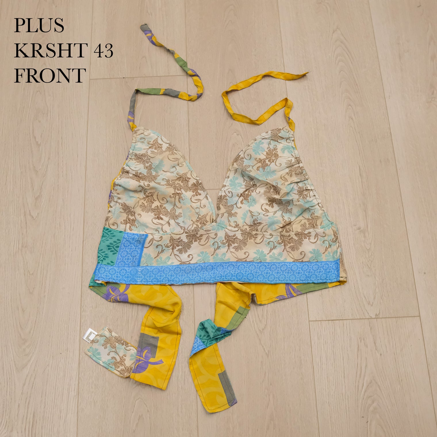 Reversible Sari Boho Bralette