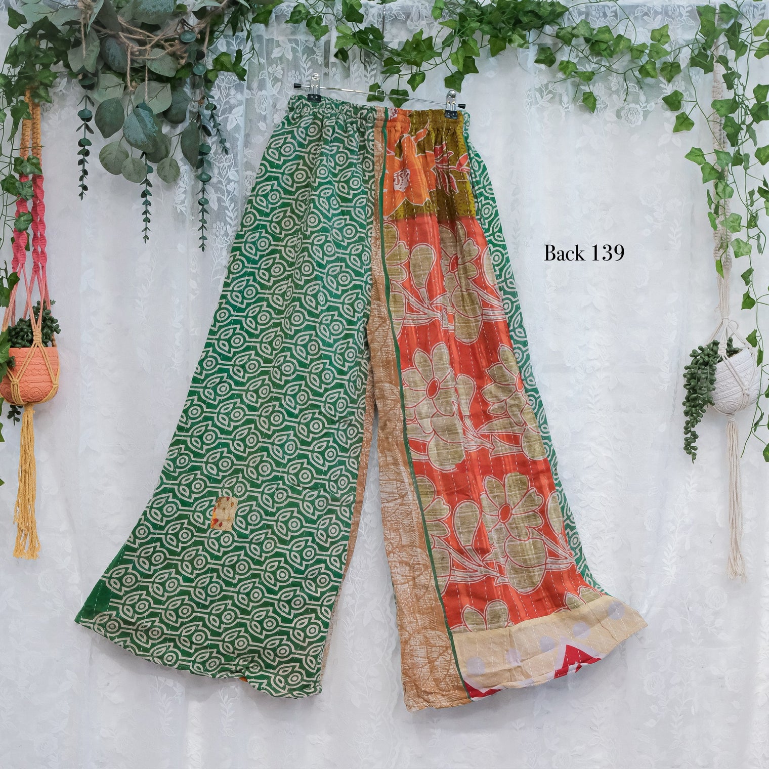 Kantha Wide Leg Pants