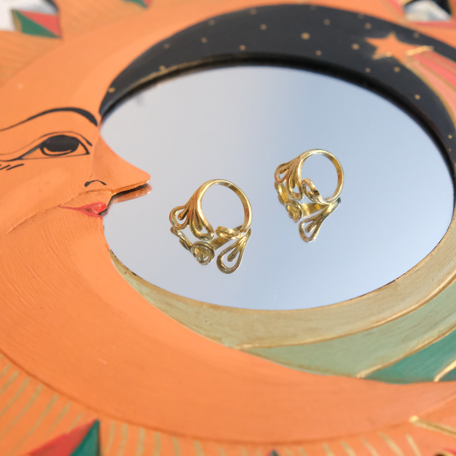 Adjustable Swirl Statement Ring