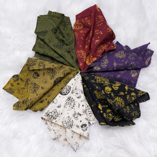 Mushroom Celestial Cotton Head Wrap