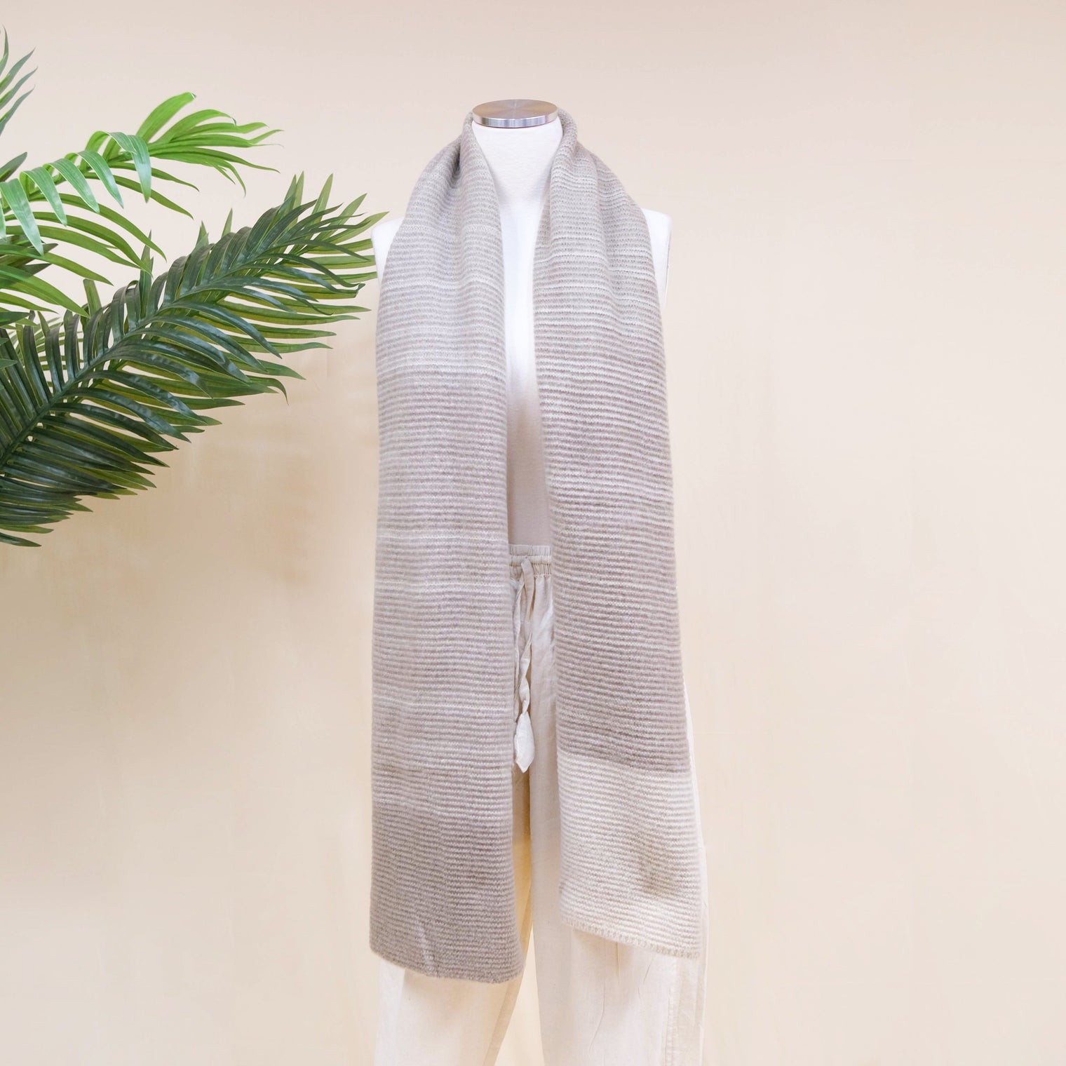 Striped Winter Unisex Scarfs (Pack of 10 )