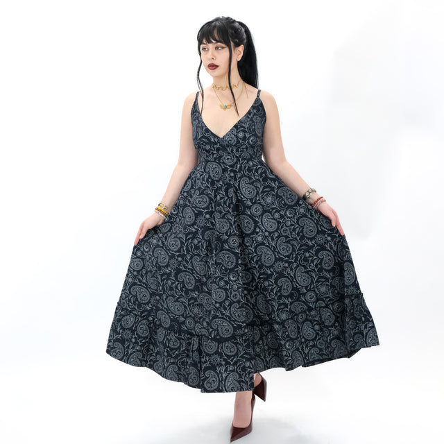 Cottage Bloom Paisley Maxi Dress