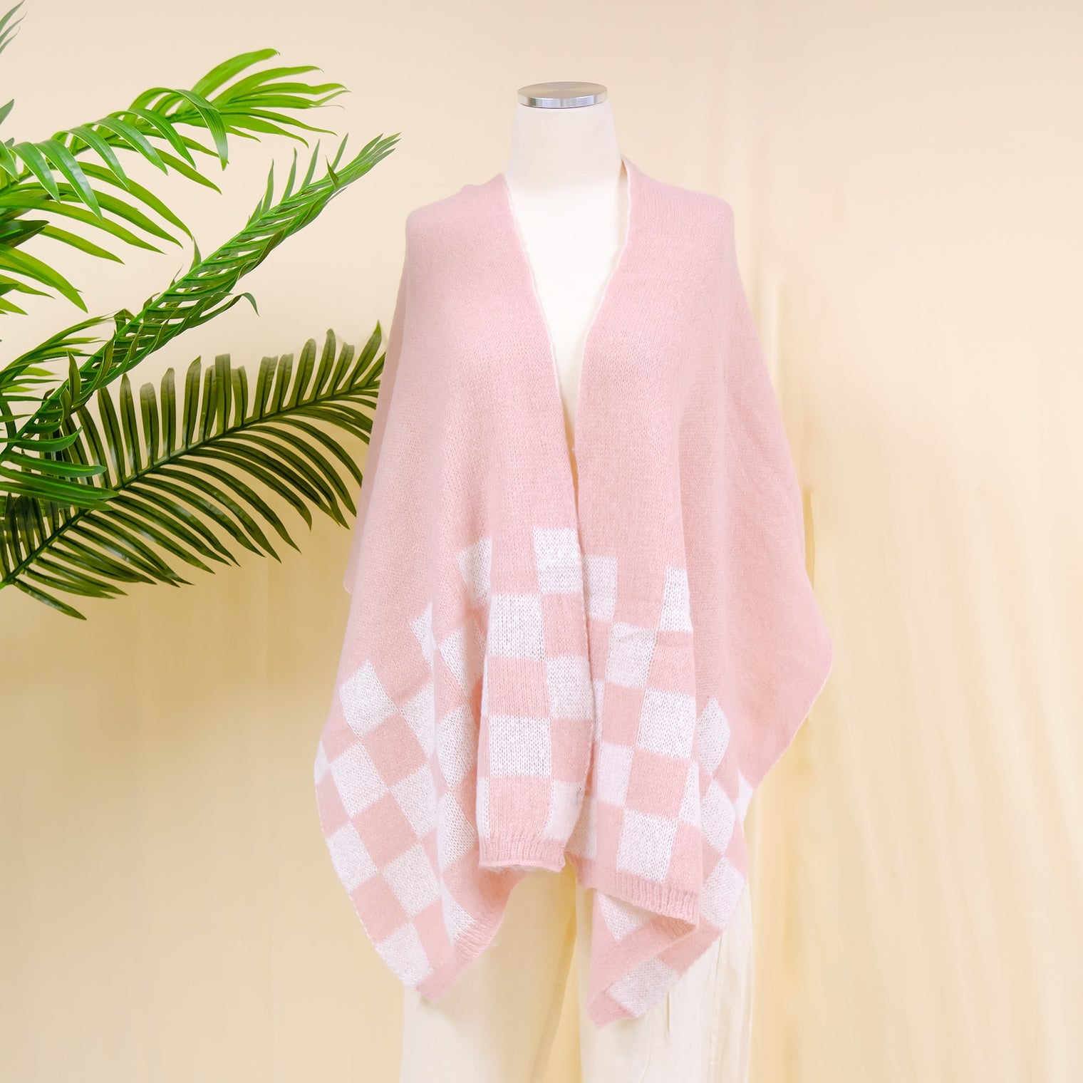 Plaid Long Cashmere Feel Oversized Scarfs