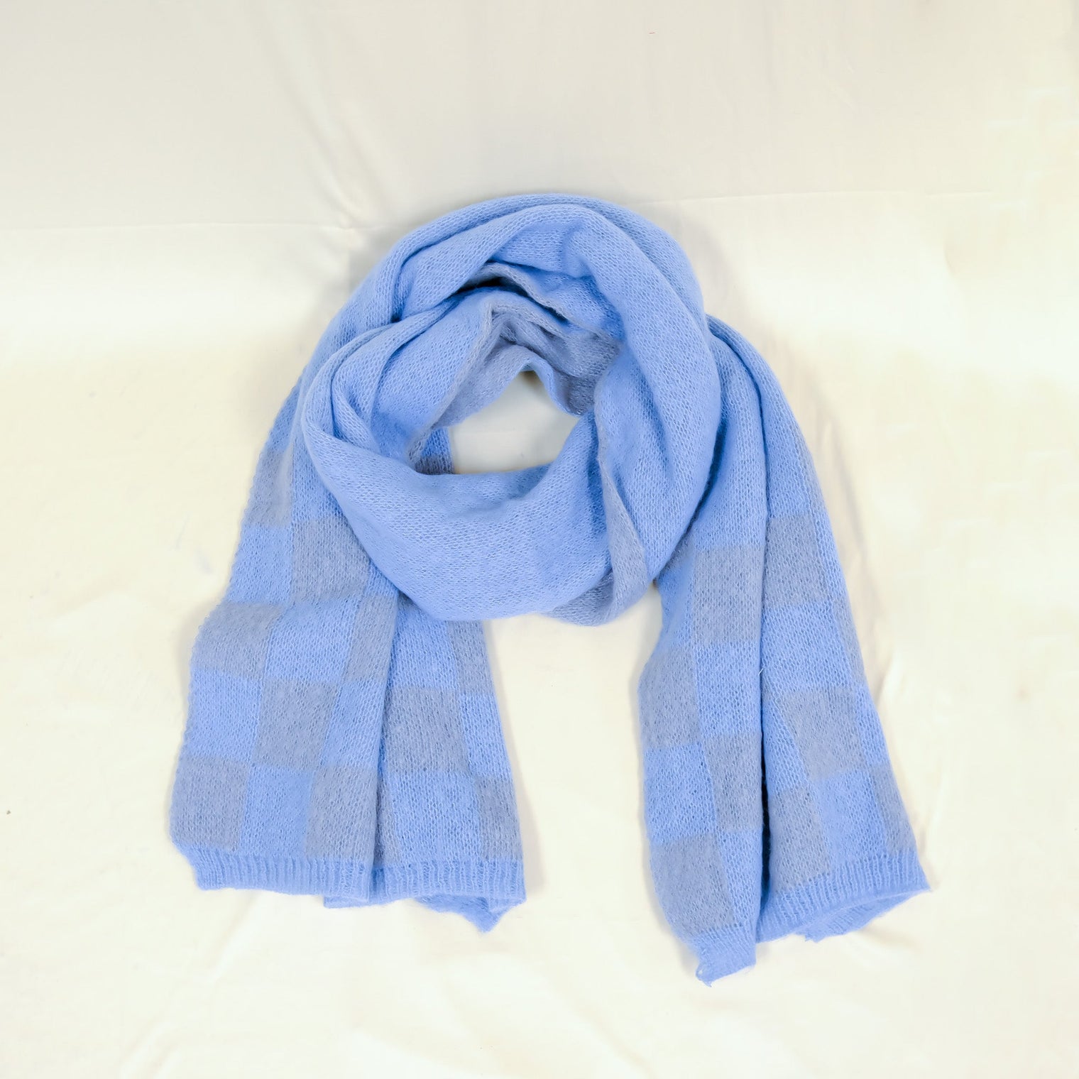 Plaid Long Cashmere Feel Oversized Scarfs(Pack of 12)