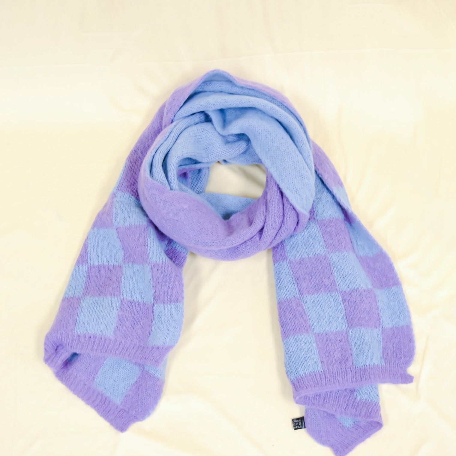 Plaid Long Cashmere Feel Oversized Scarfs(Pack of 12)
