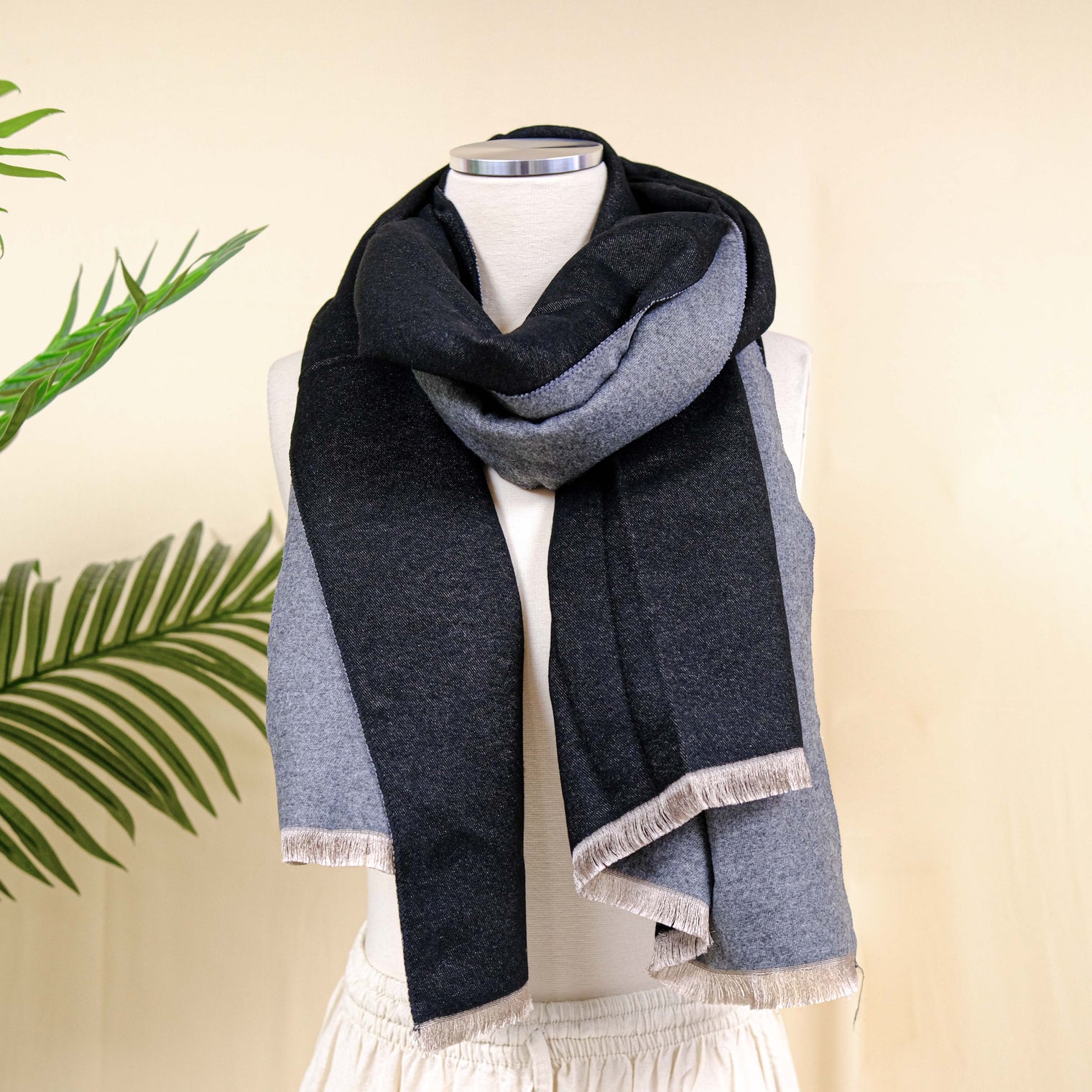 Reversible Solid Color Unisex Scarfs (PACK OF 10)