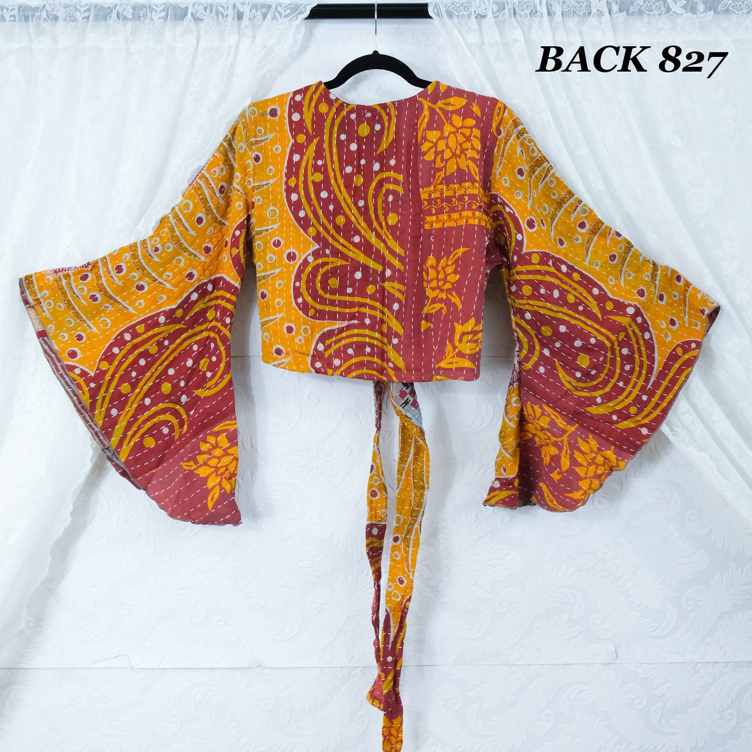 Vintage Kantha Wrap Top