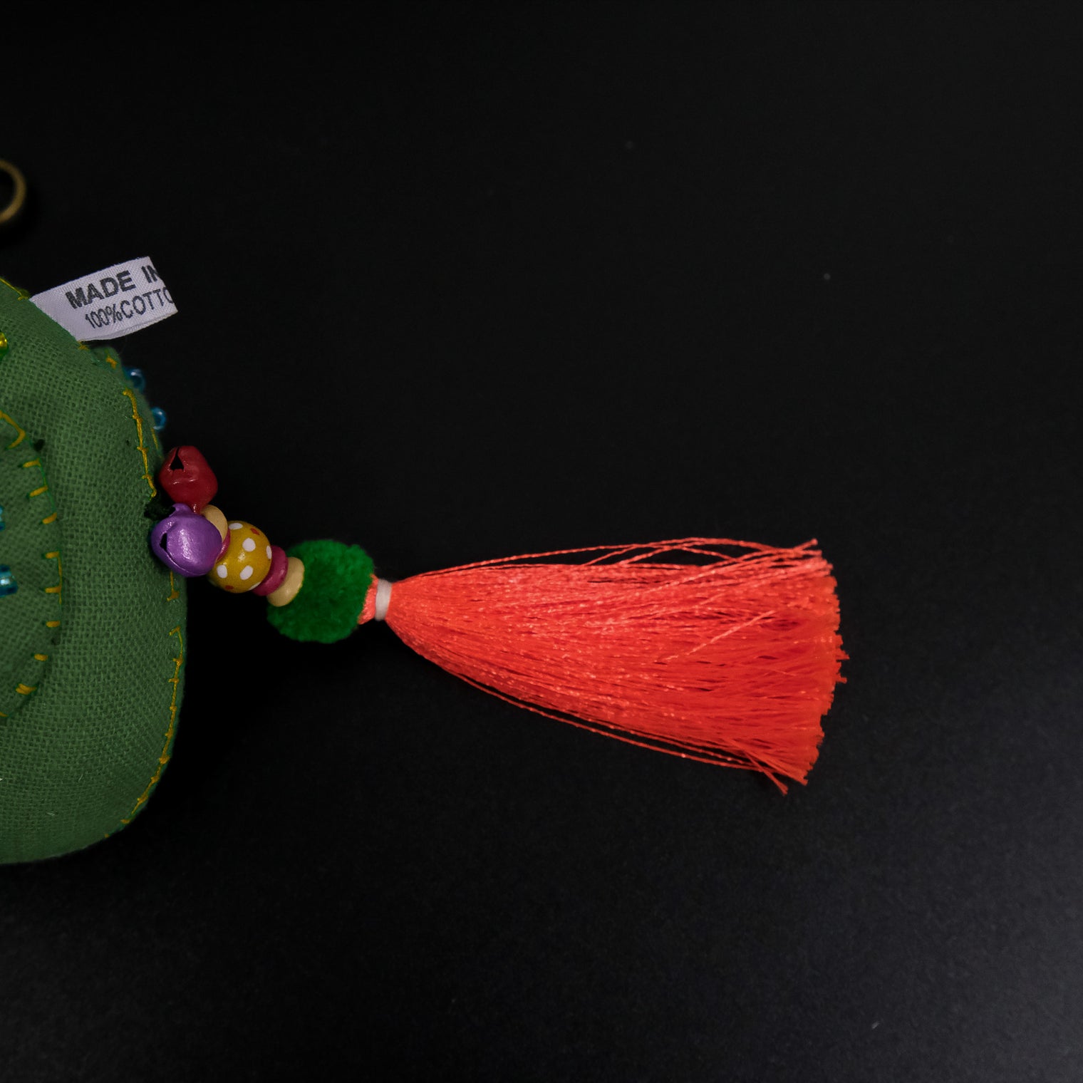 Beaded Swan Key Chain