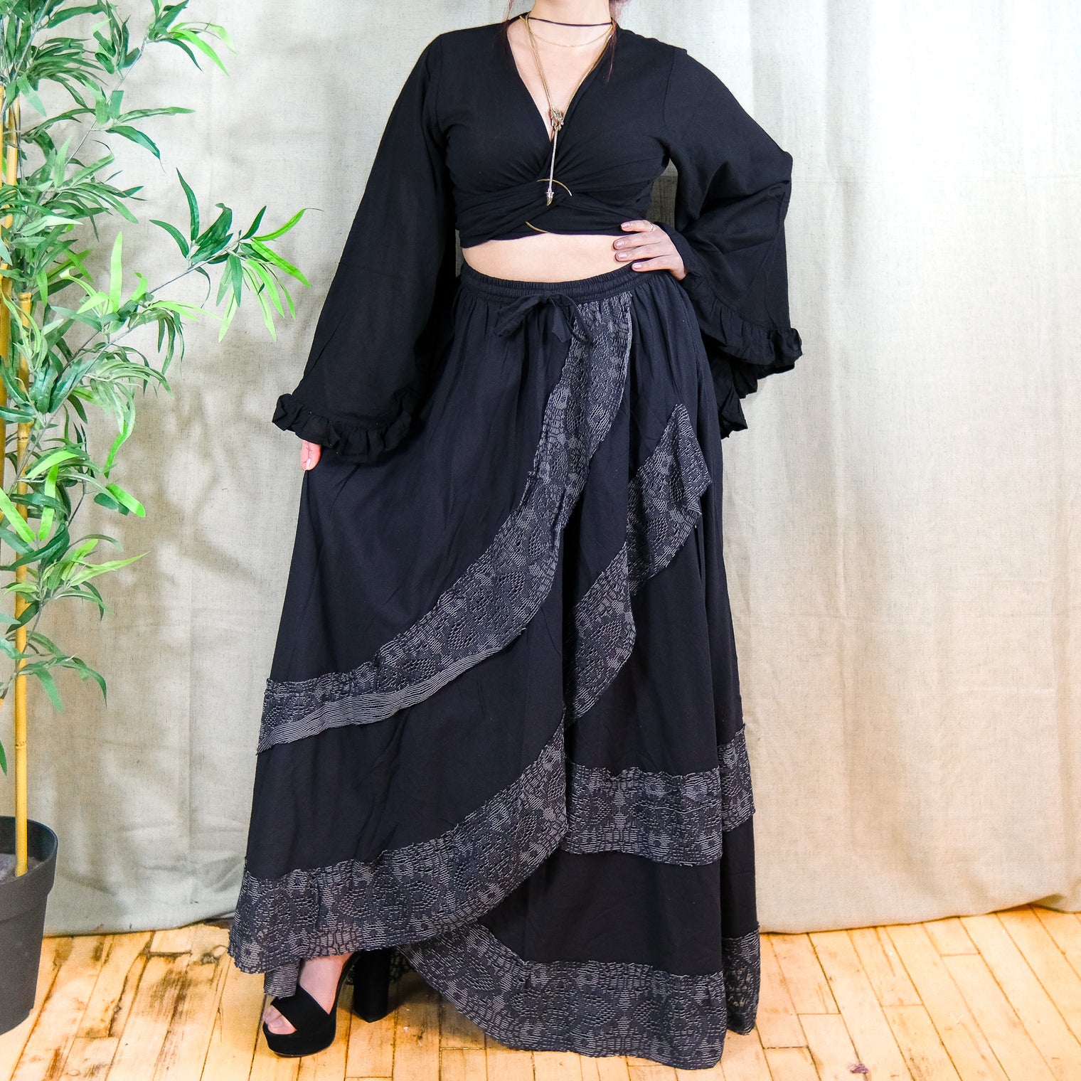 Laceid Dreams Flowy Skirt Set