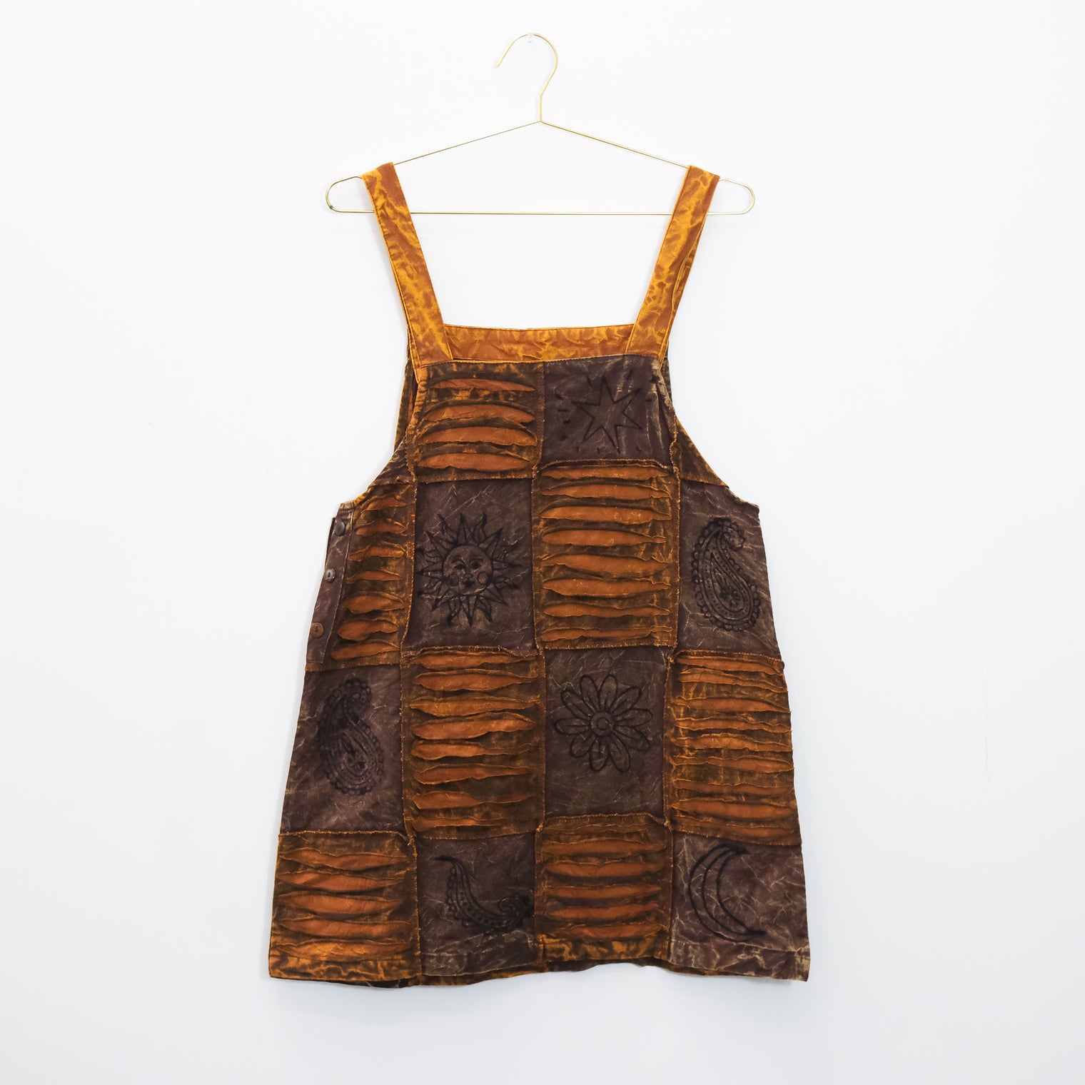 Patchwork Ribbed Cotton Mini Dress