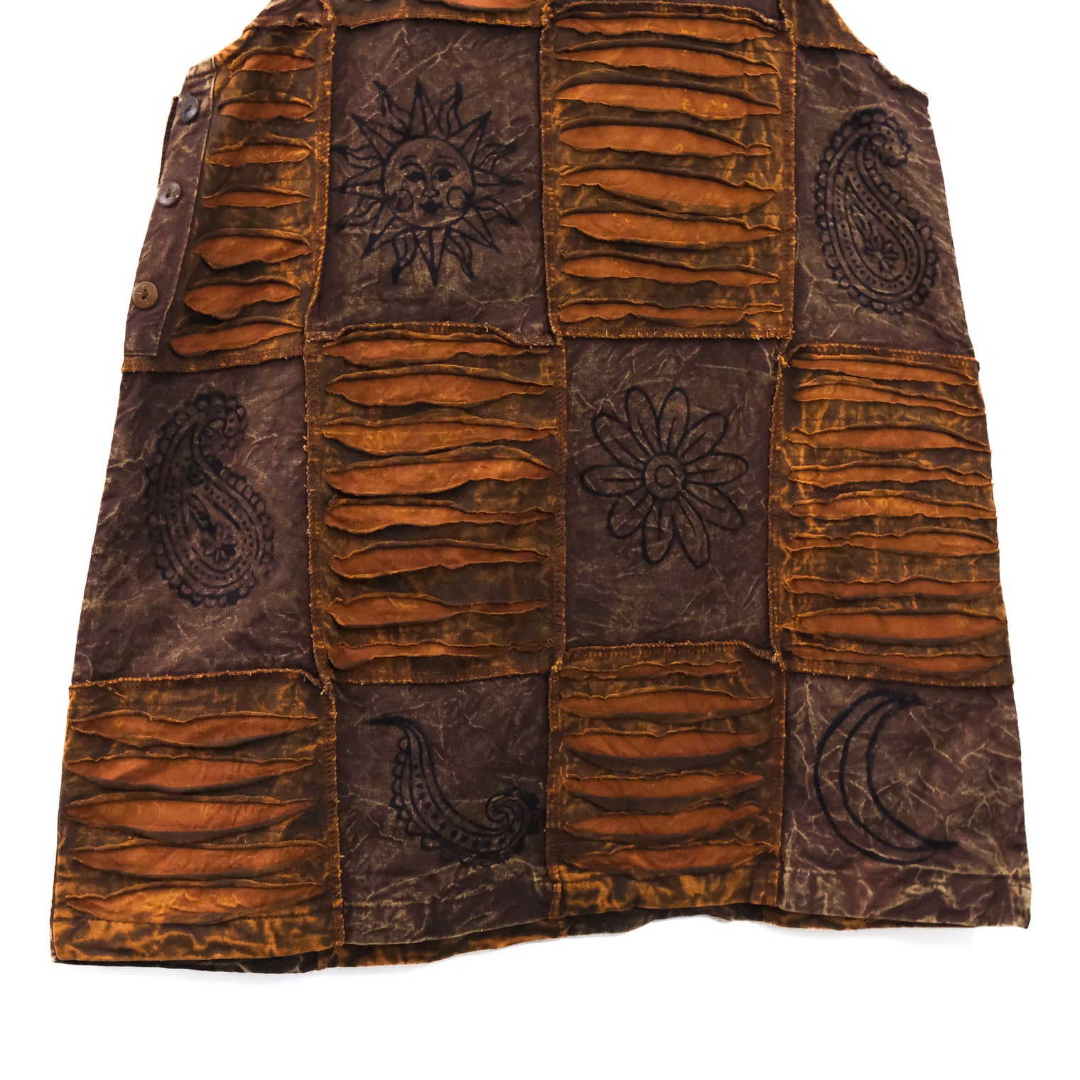 Patchwork Ribbed Cotton Mini Dress